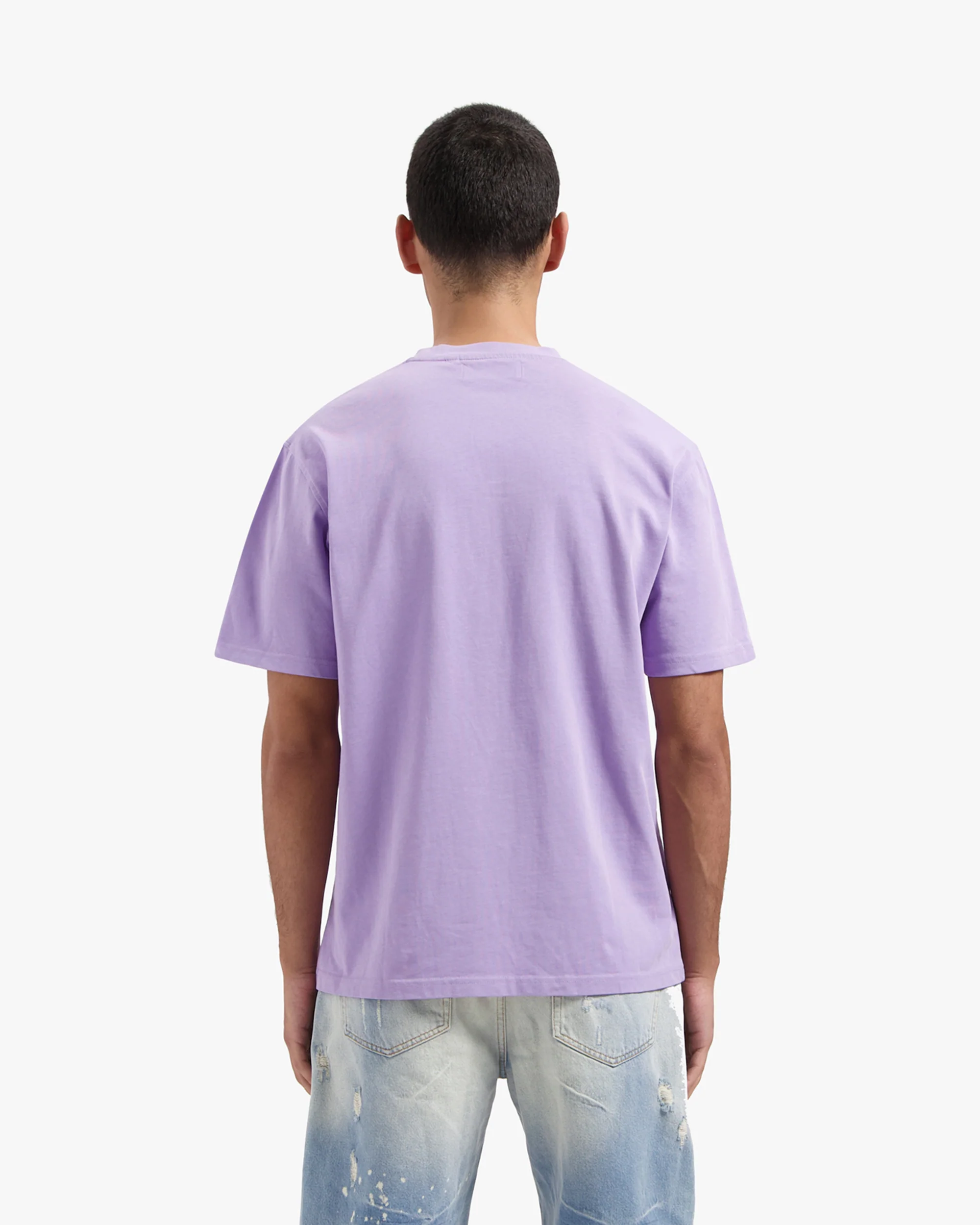 CROYEZ CUT OUT HEART T-SHIRT | LILAC - Image 4
