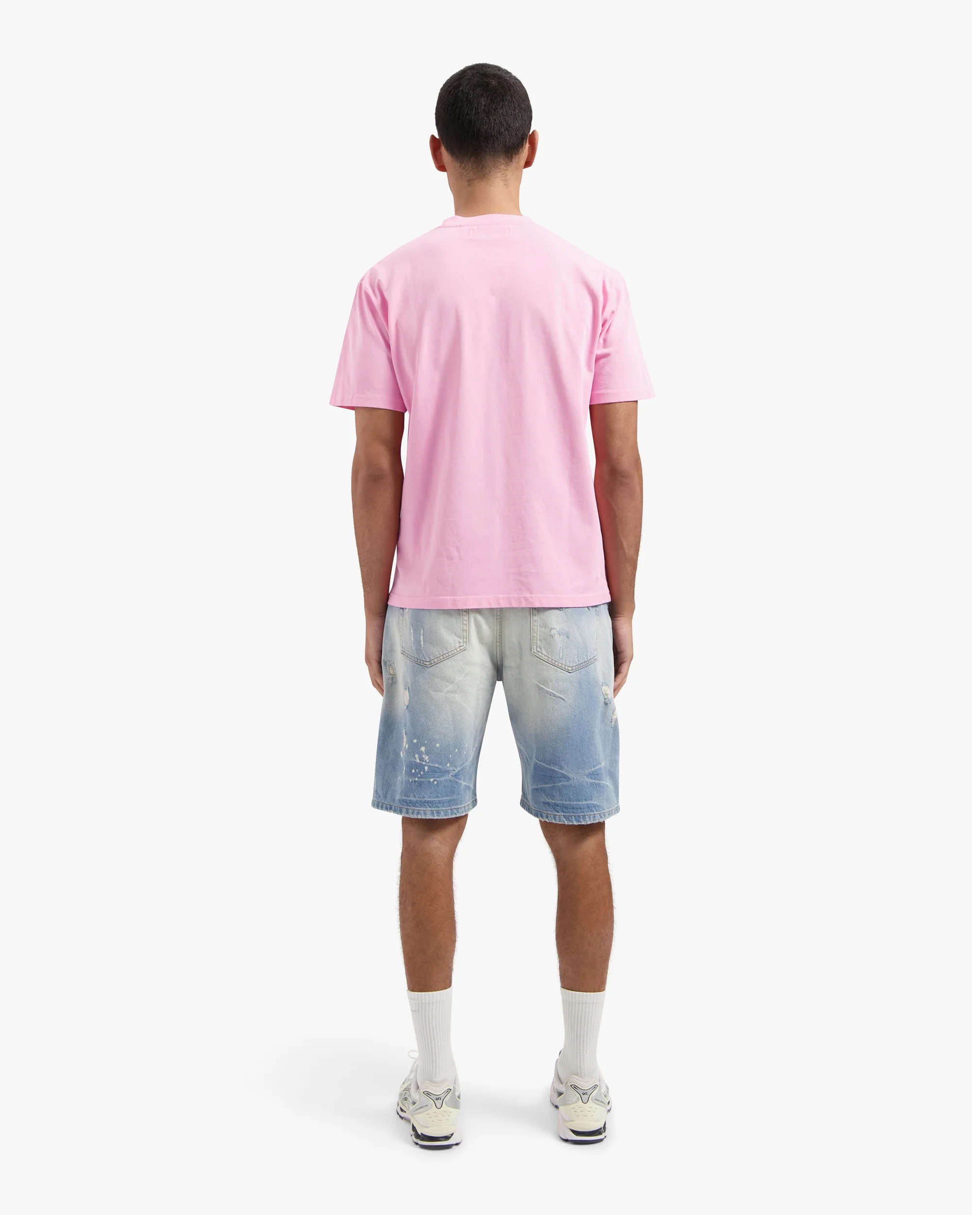 CROYEZ CUT OUT HEART T-SHIRT | PINK - Image 6
