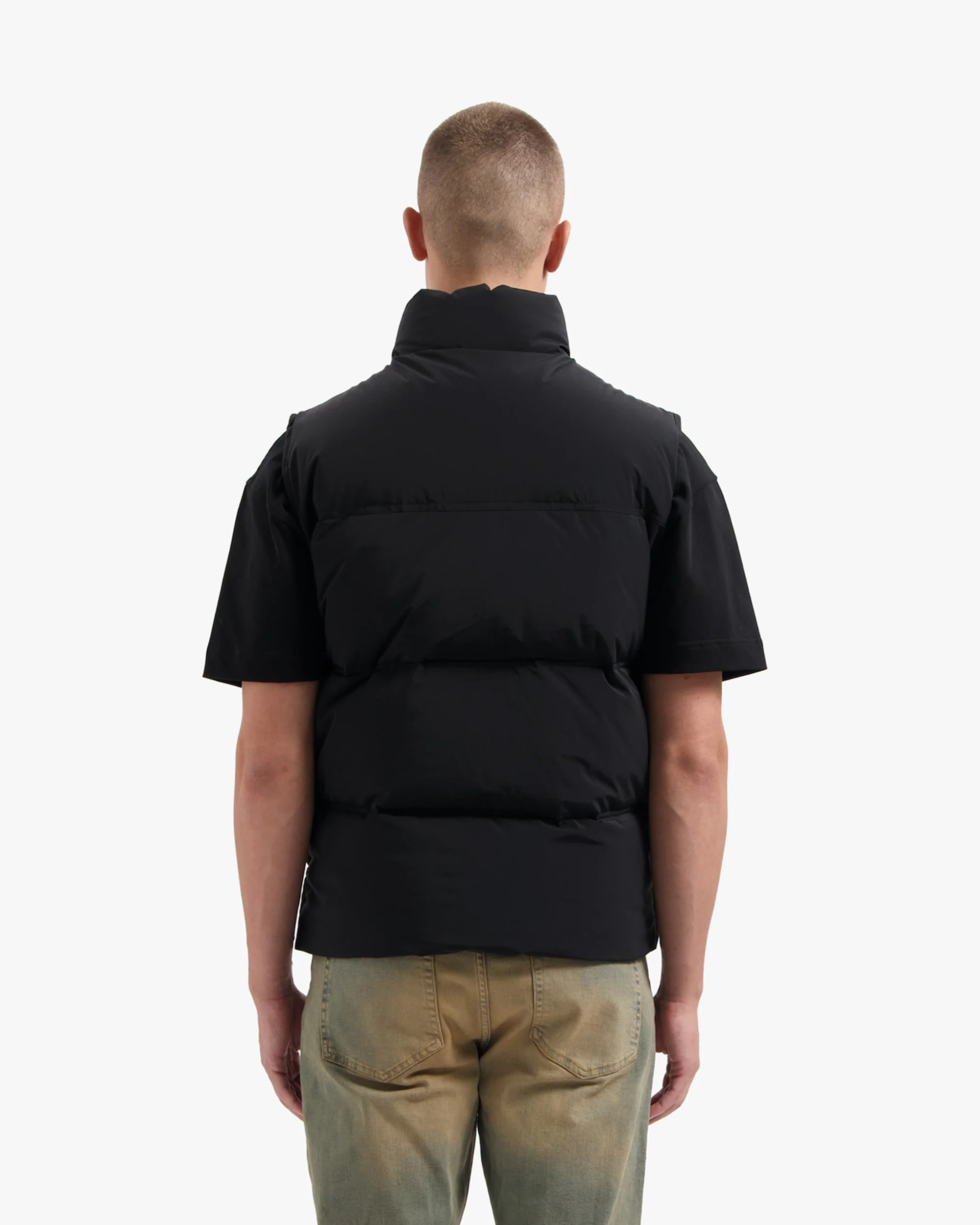 CROYEZ DOWN BODYWARMER | BLACK - Image 4