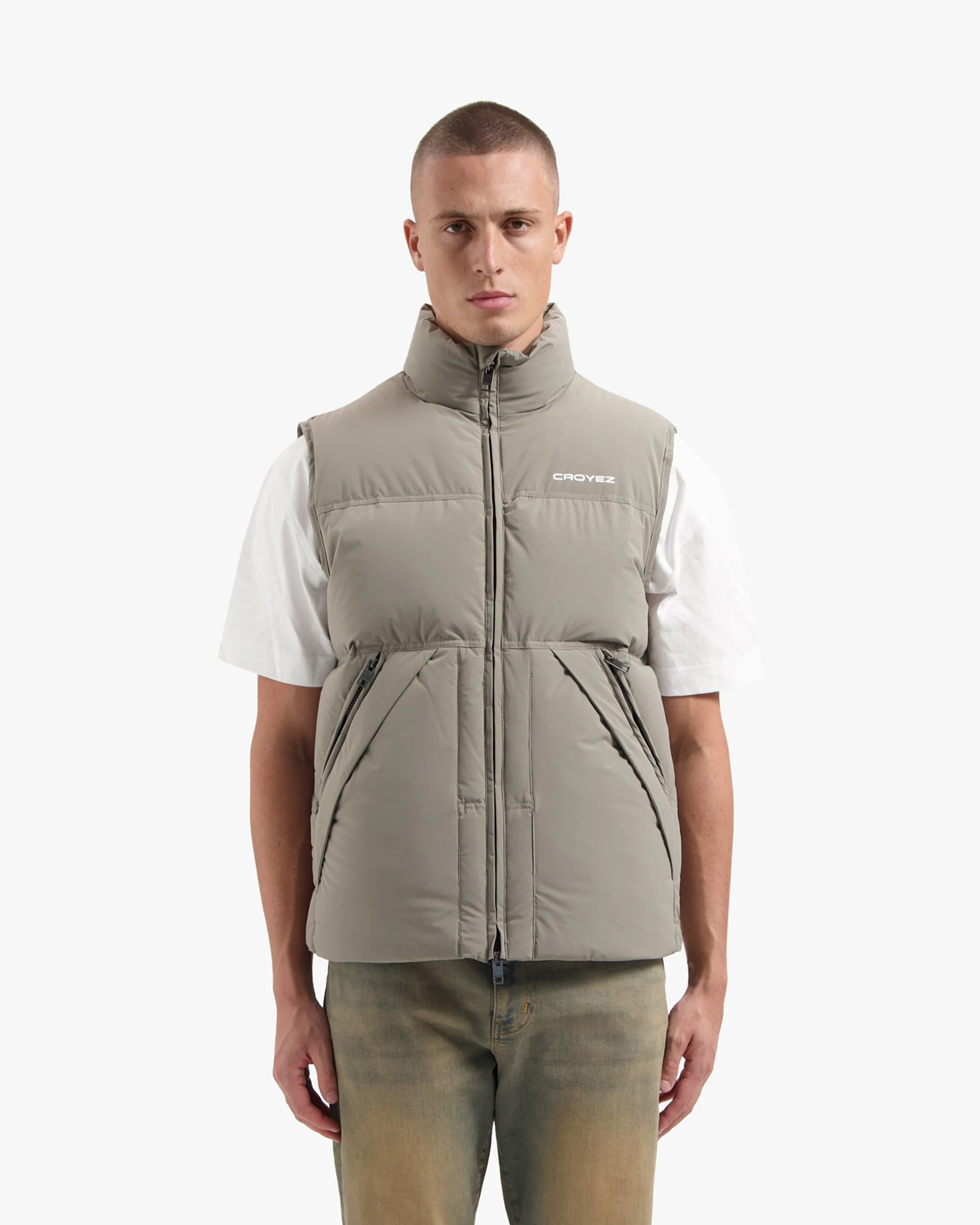 CROYEZ DOWN BODYWARMER | CREAM - Image 3