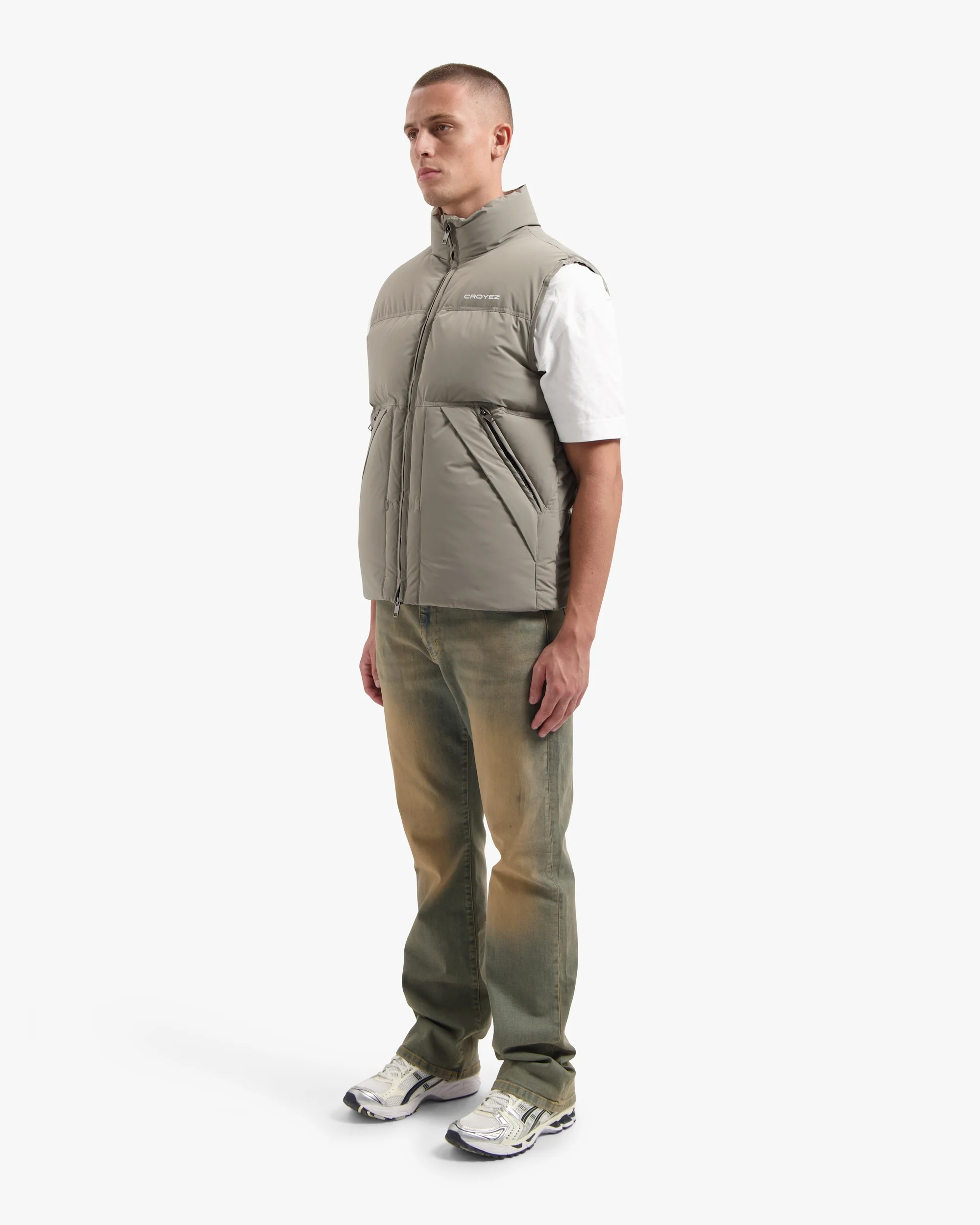 CROYEZ DOWN BODYWARMER | CREAM - Image 7