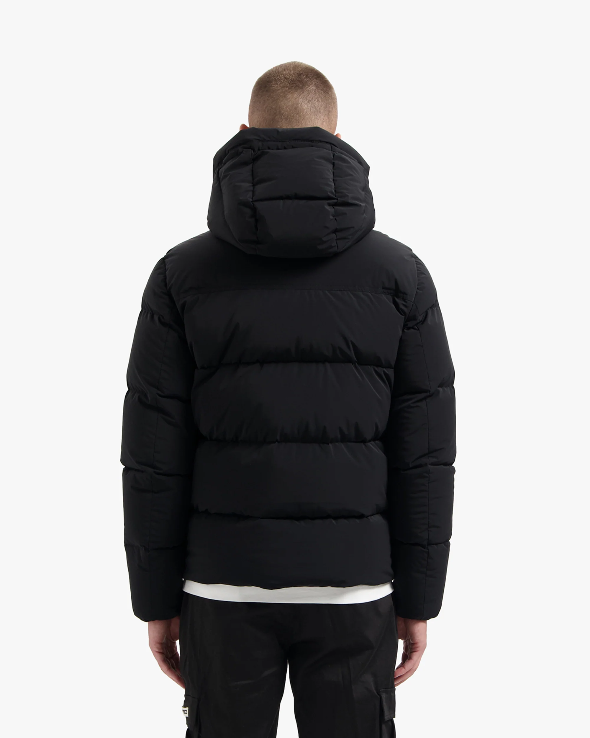 CROYEZ DOWN PUFFER JACKET | BLACK - Image 4