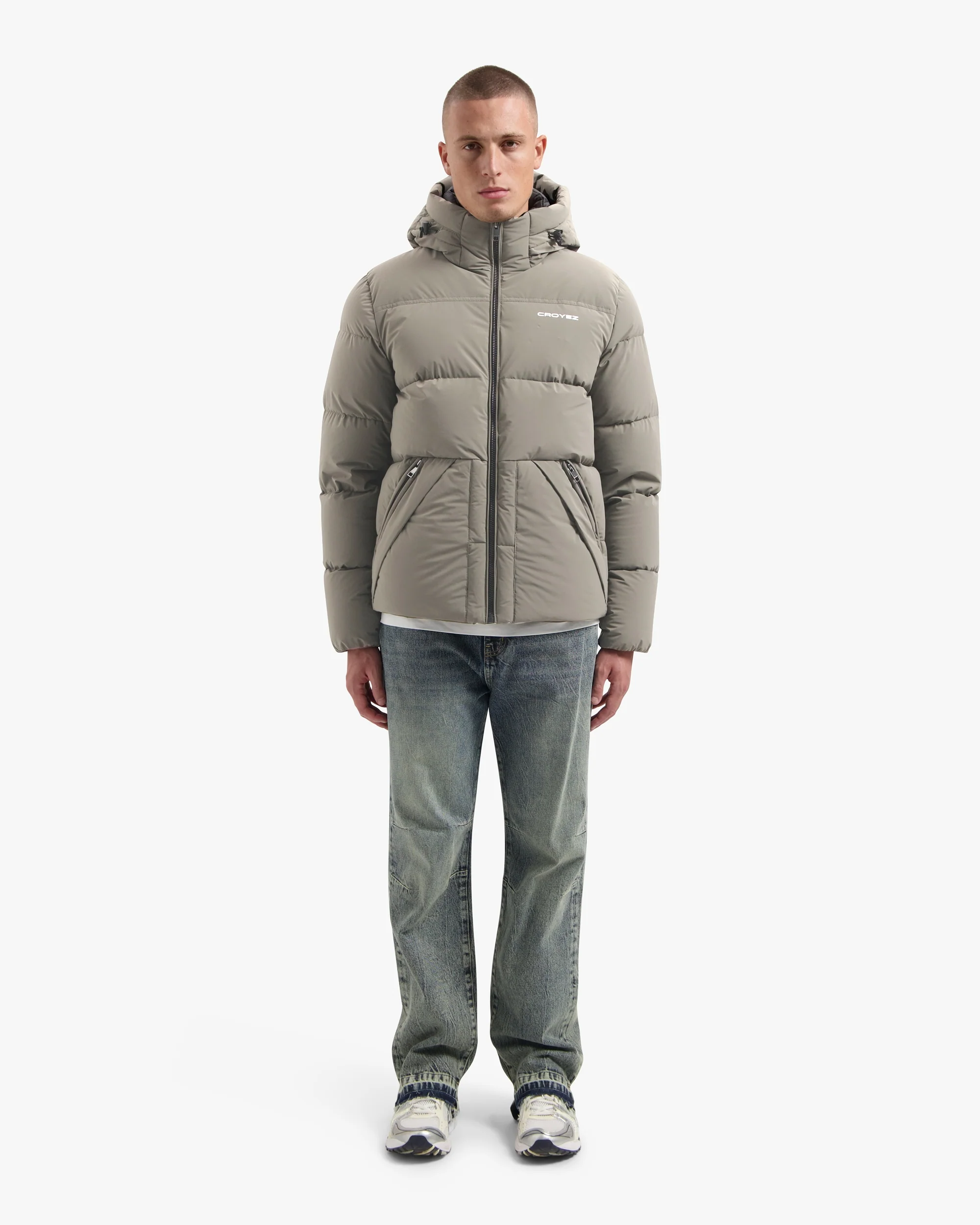 CROYEZ DOWN PUFFER JACKET | CREAM - Image 5