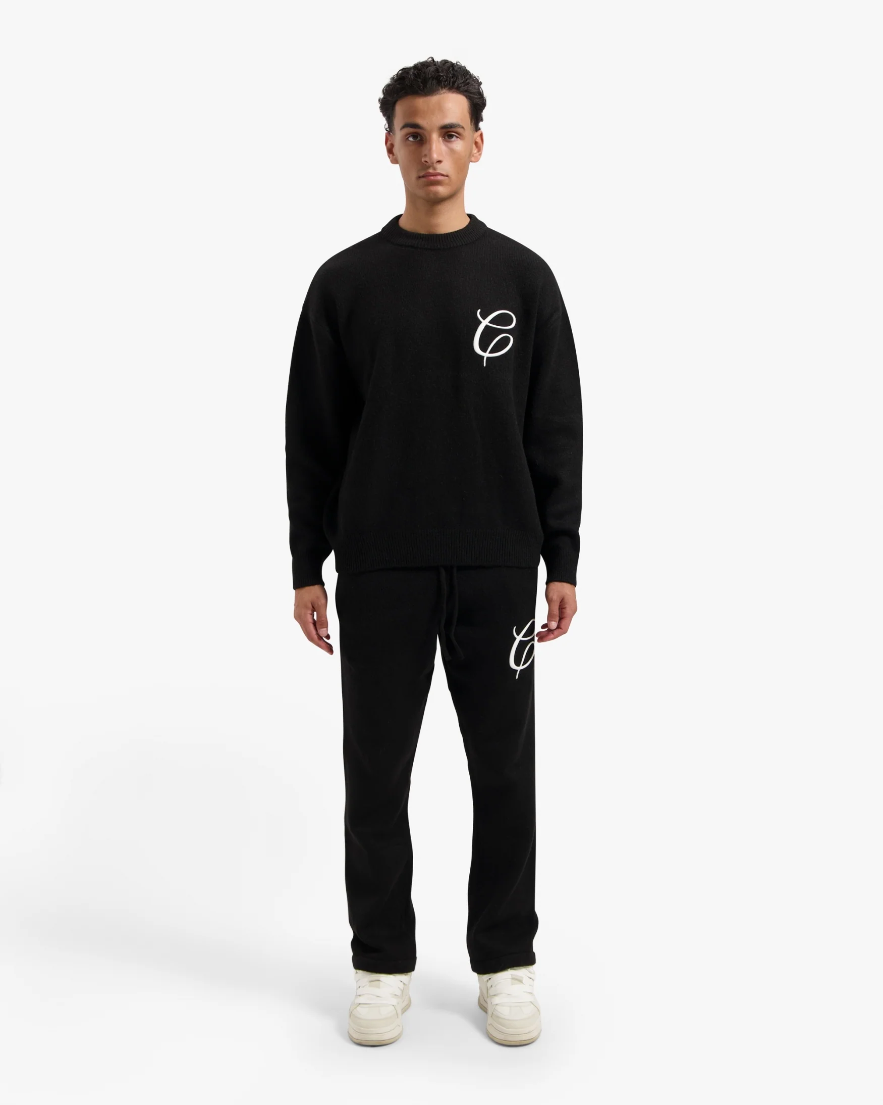Croyez Essence Knit Tracksuit | Black - Image 5