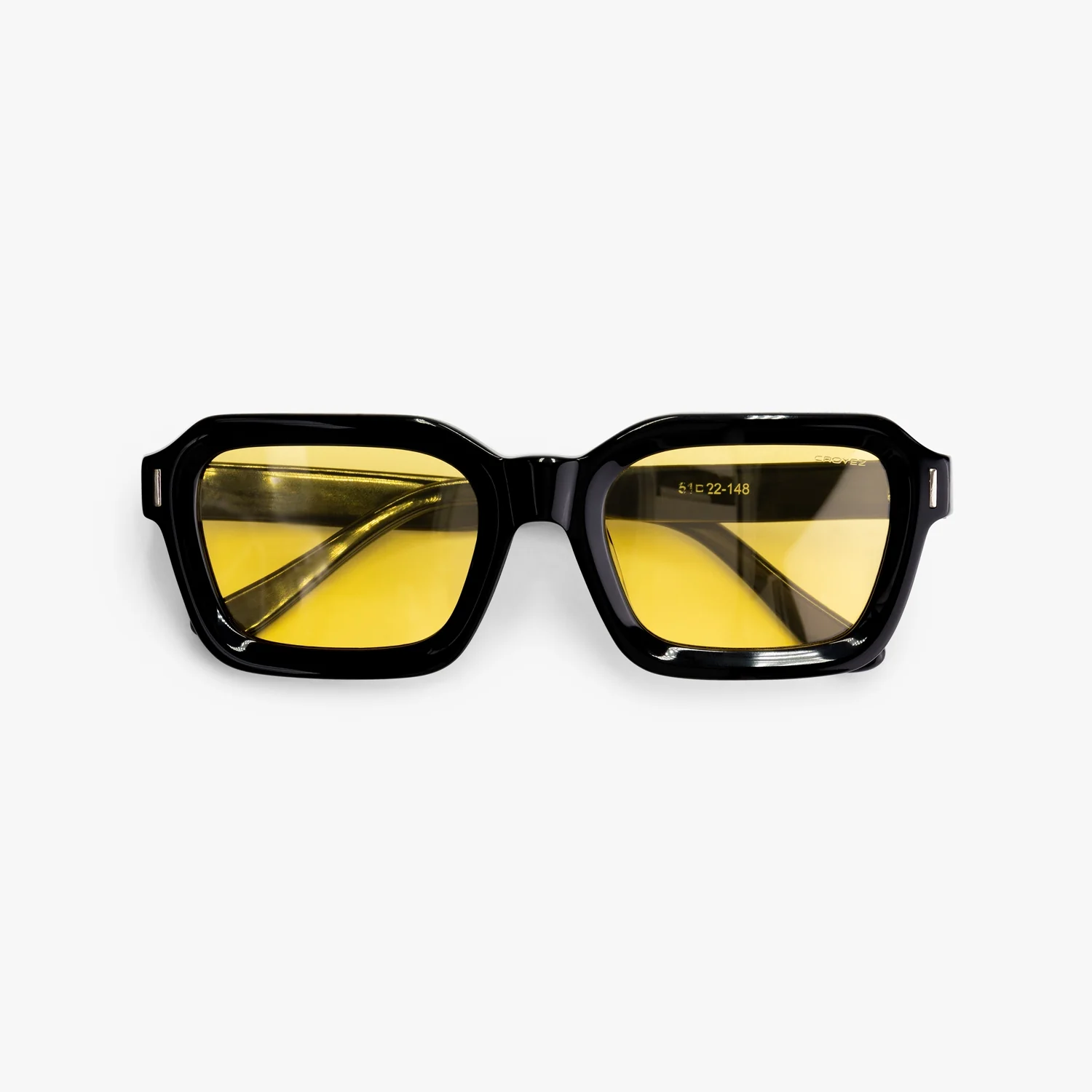 CROYEZ ESSENCE SUNGLASSES | BLACK/ORANGE - Image 2
