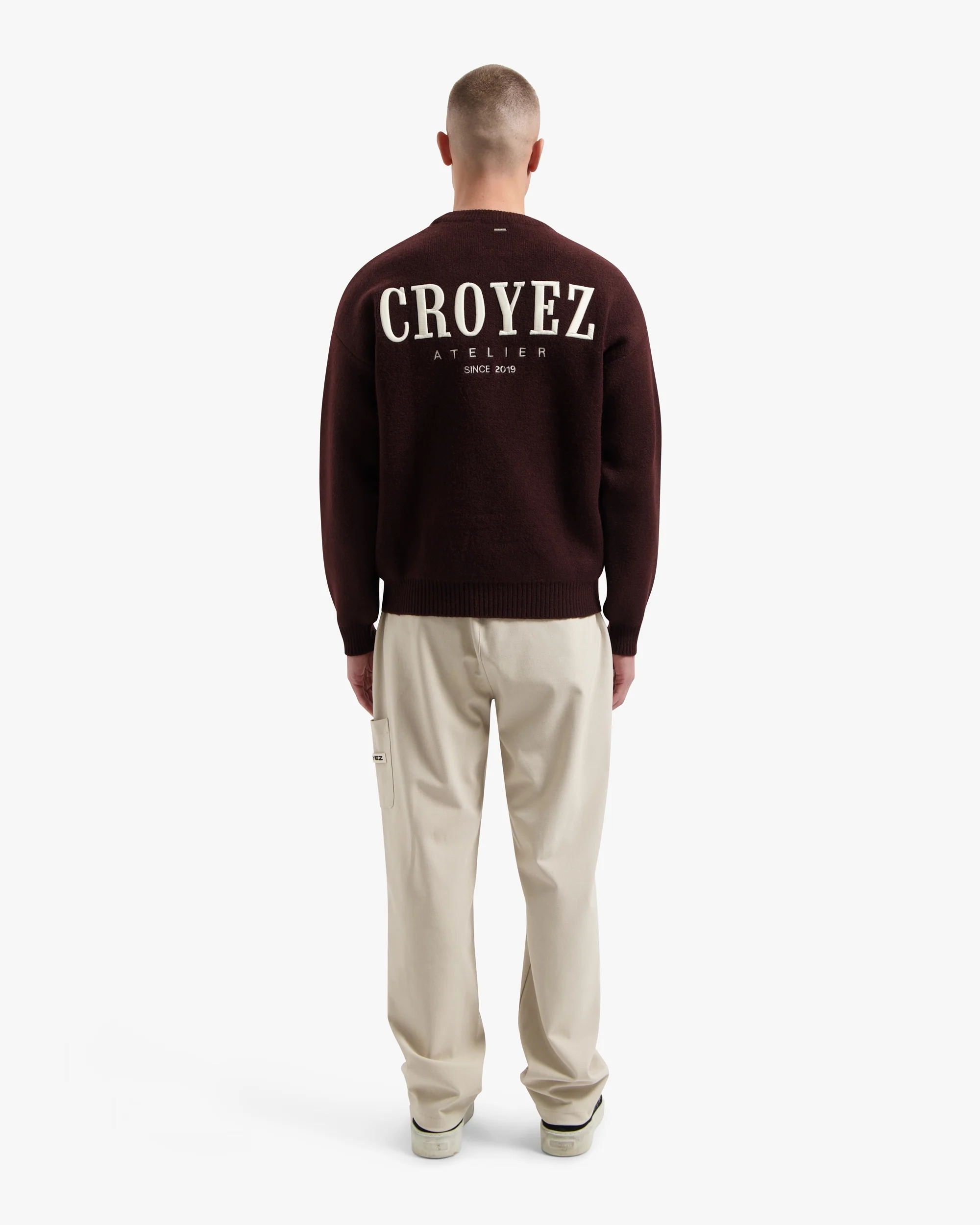 Croyez Etiquette Straight Chino | Off-White - Image 6