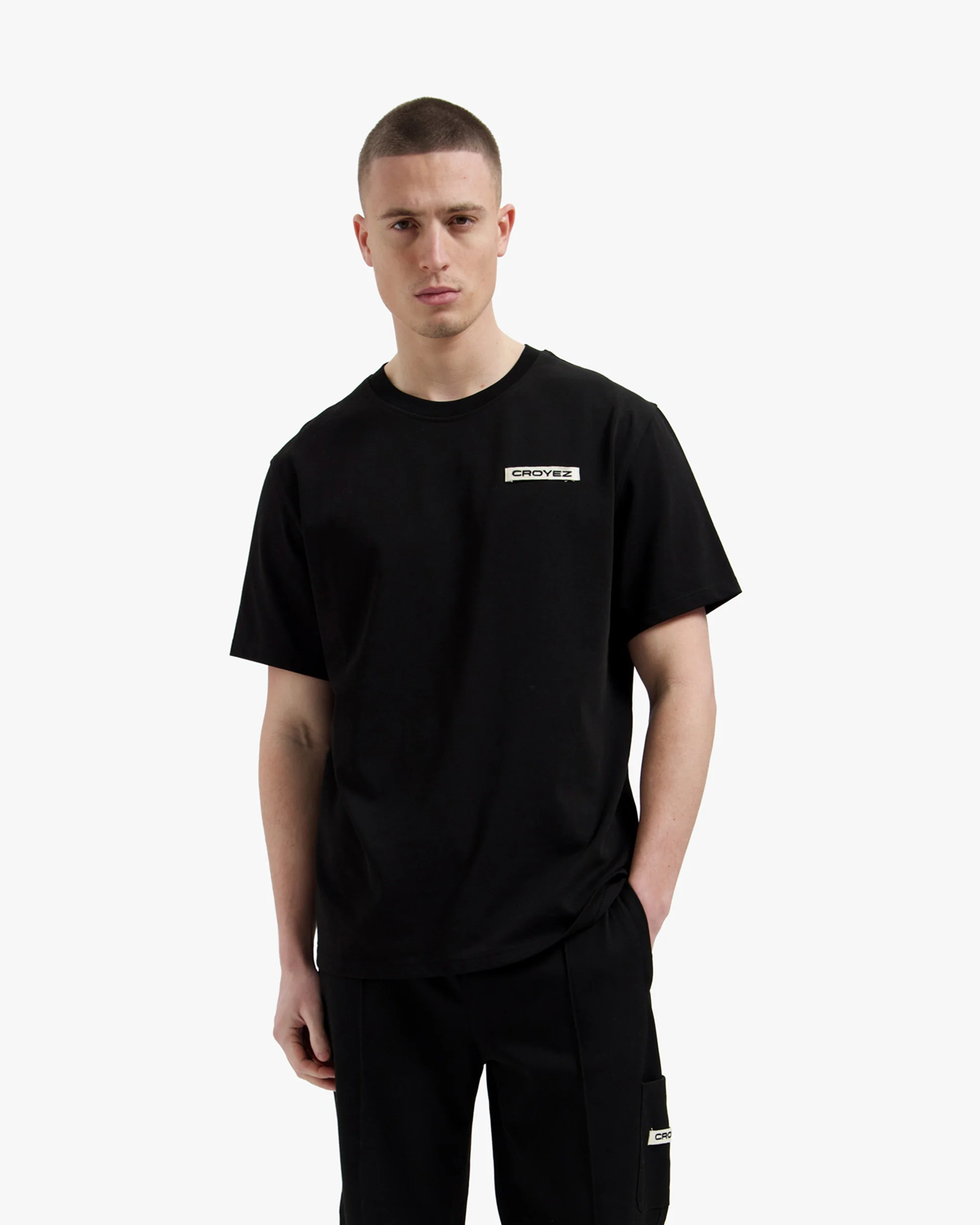 Croyez Etiquette T-Shirt | Black - Image 3
