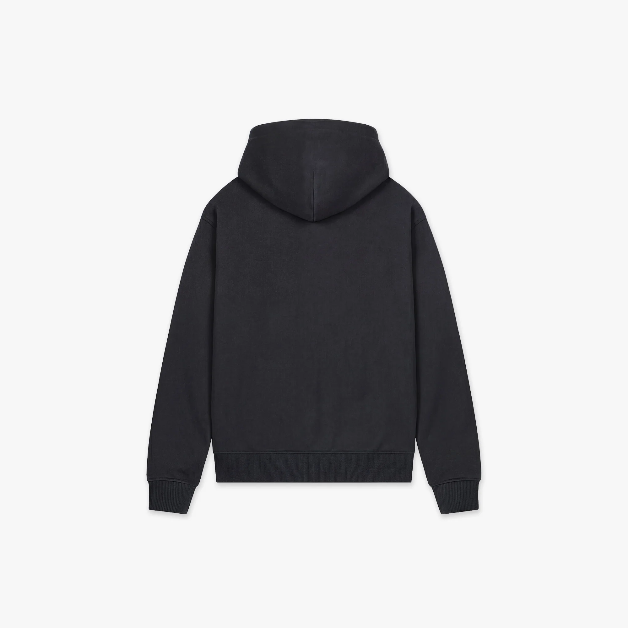 Croyez Etiquette Zip Hoodie | Vintage Black - Image 2