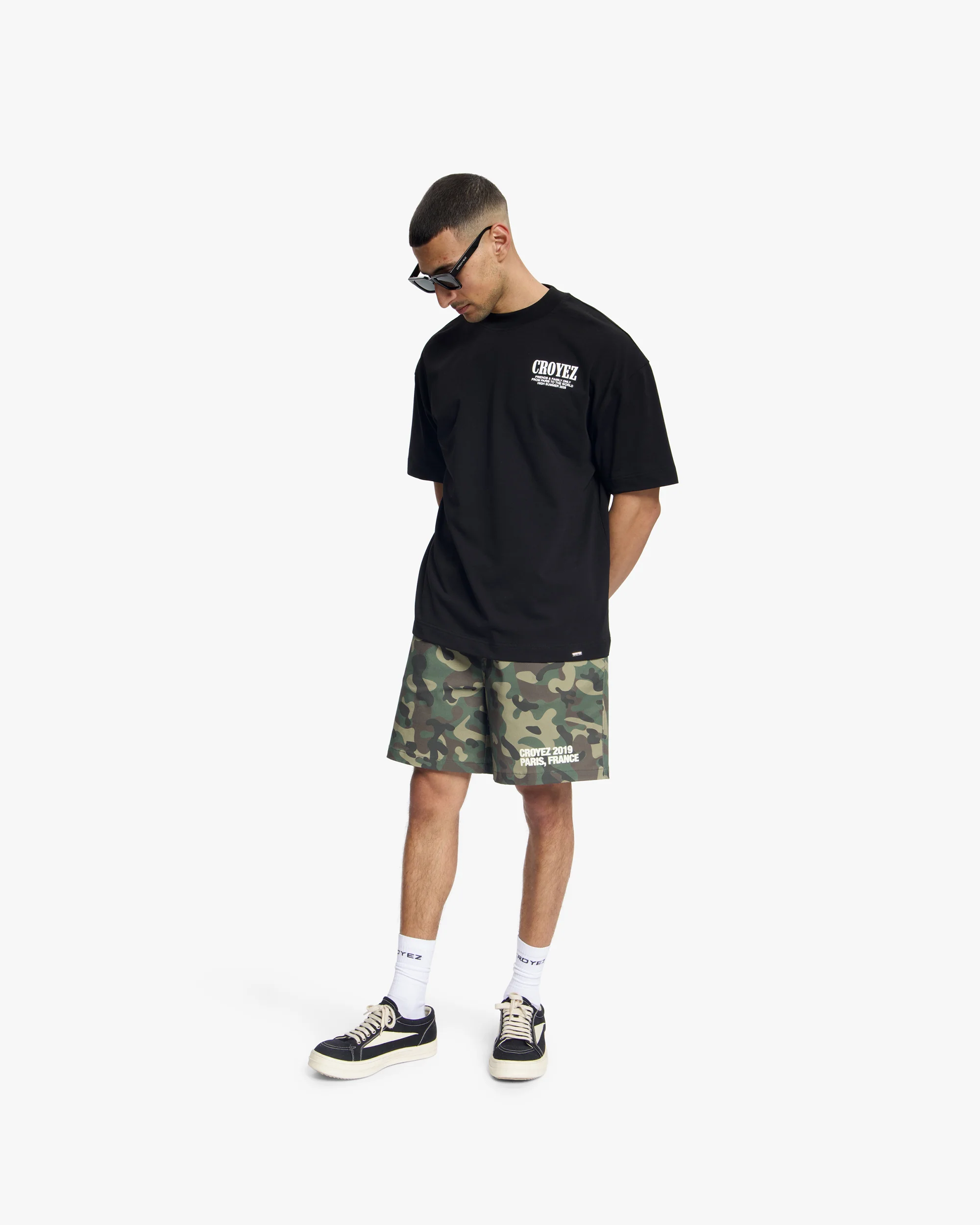 Croyez Flower And Heart T-Shirt | Black - Image 5