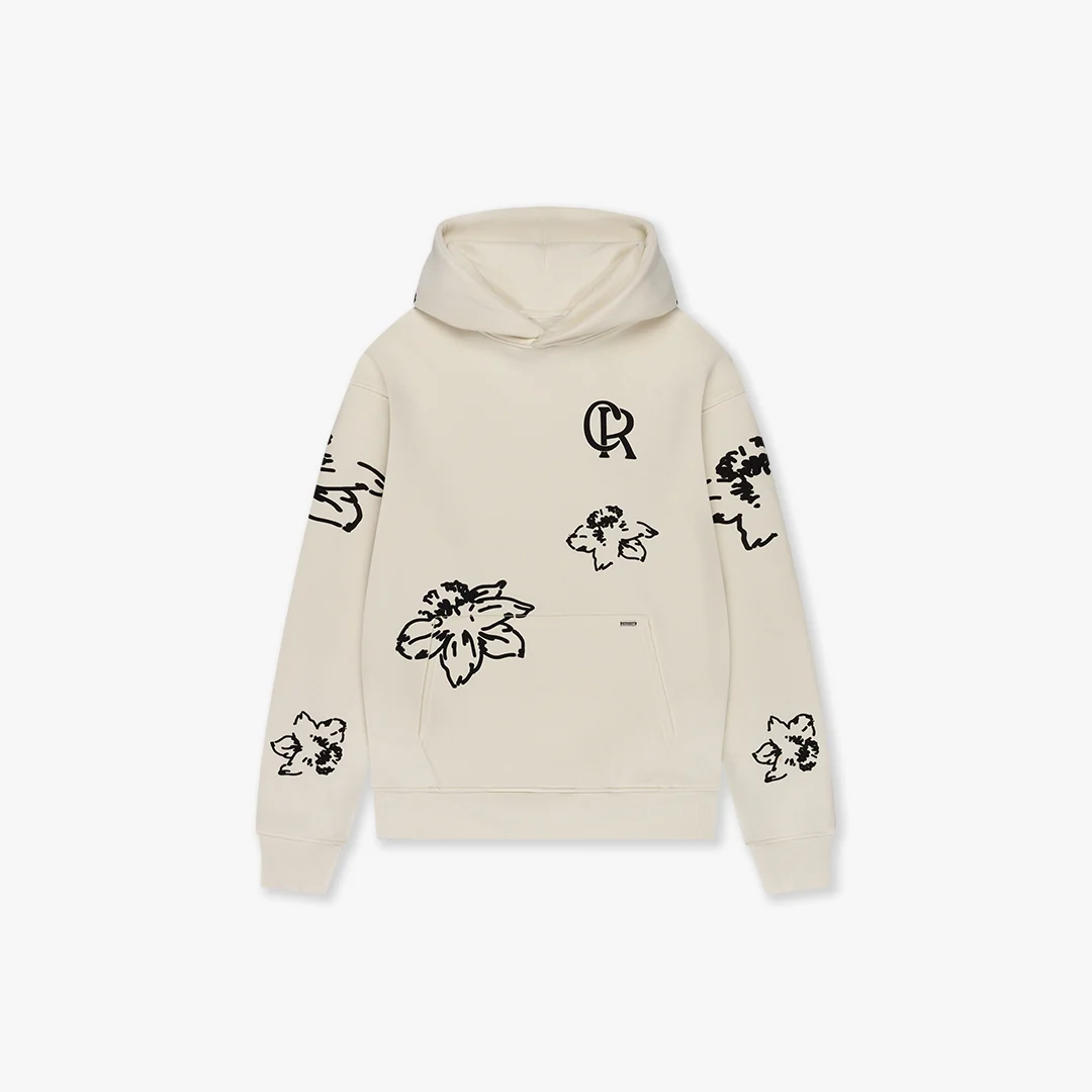 CROYEZ FLOWER HOODIE | OFF-WHITE