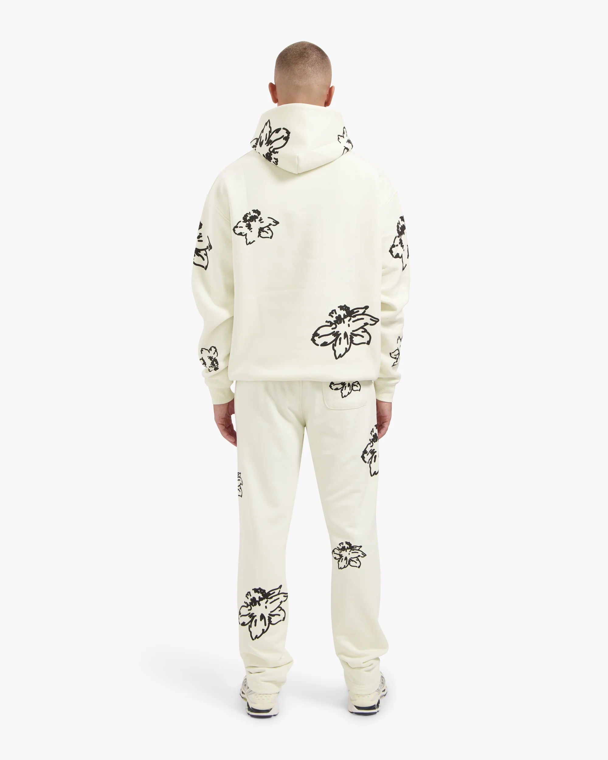 CROYEZ FLOWER HOODIE | OFF-WHITE - Image 6