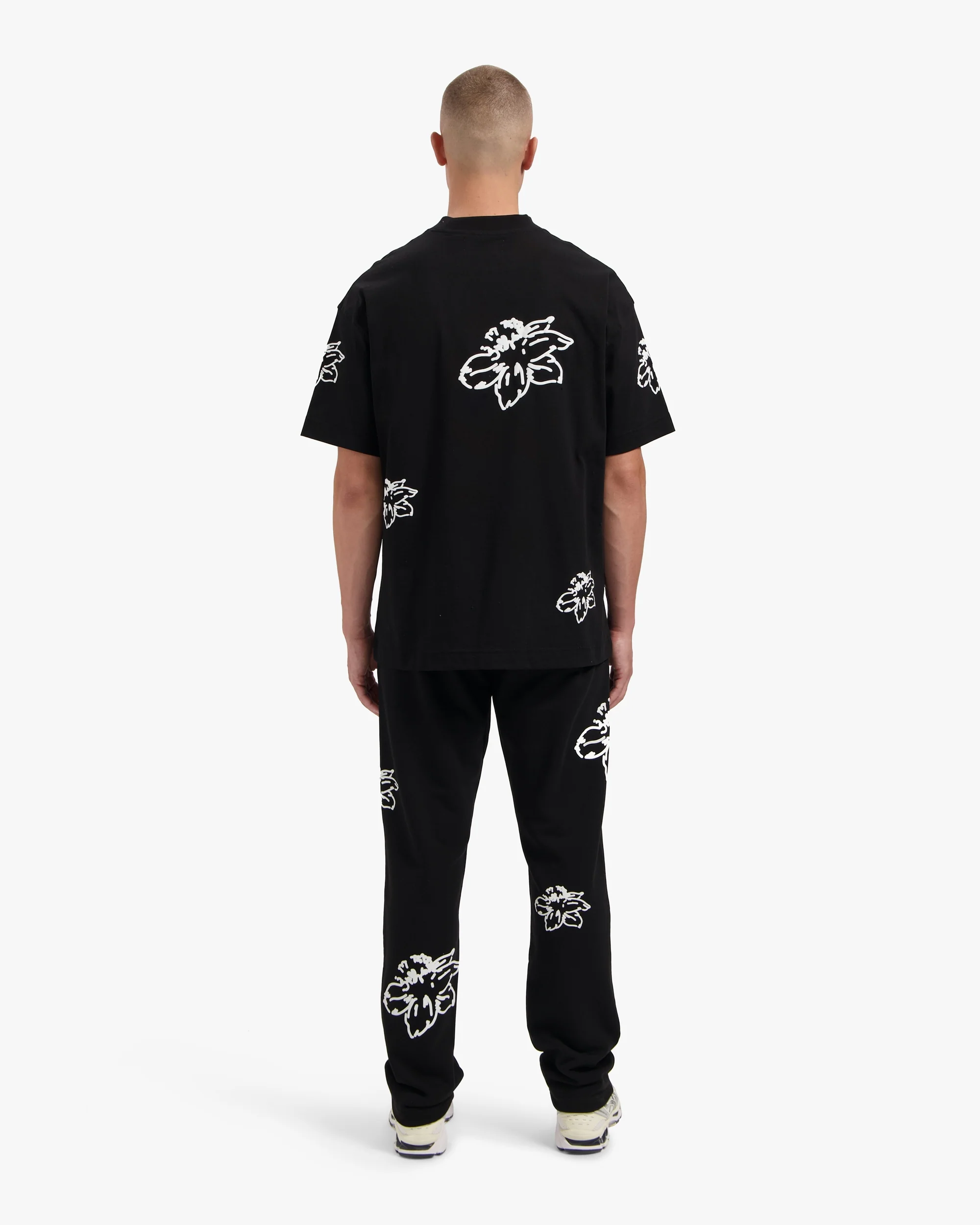 CROYEZ FLOWER T-SHIRT | BLACK - Image 6