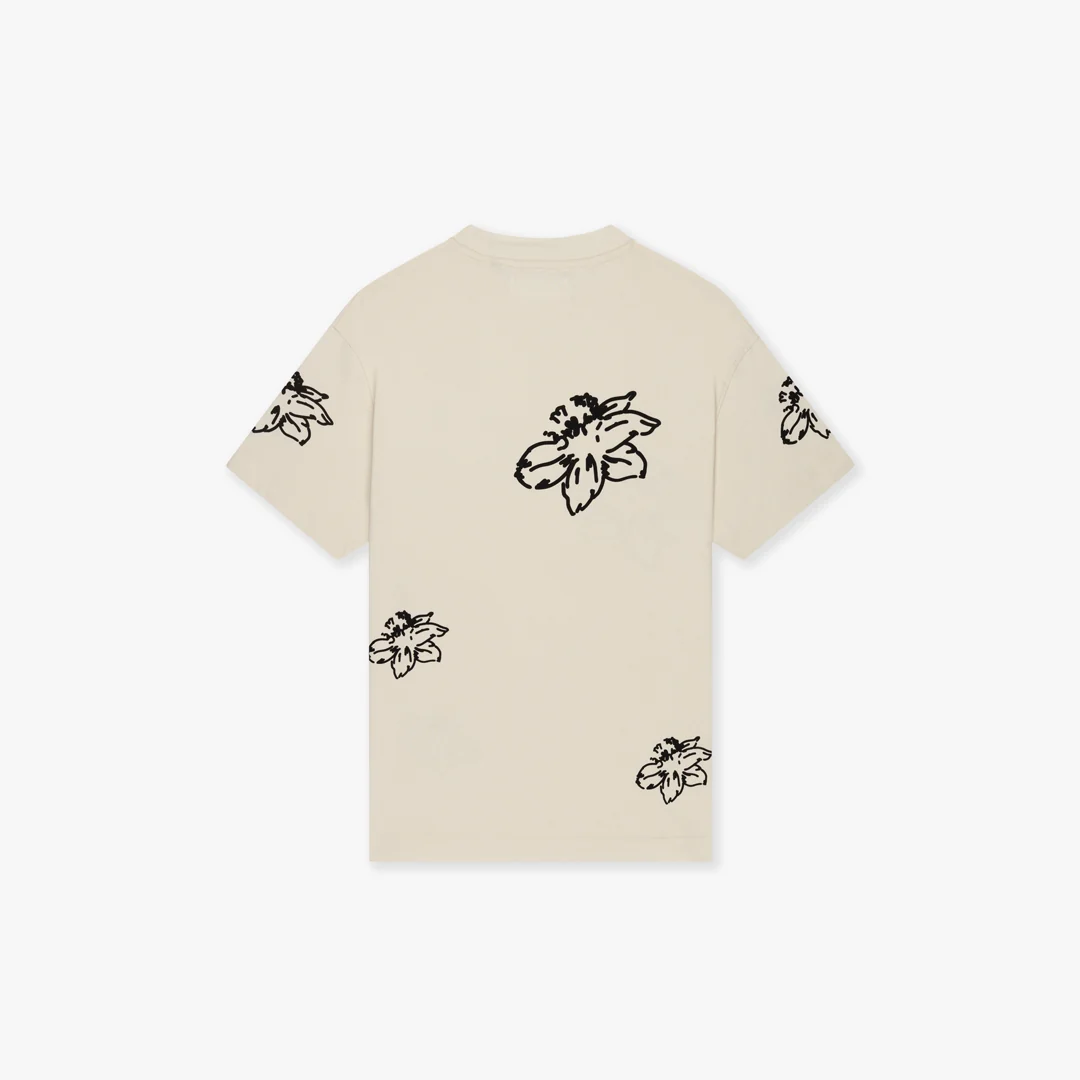 CROYEZ FLOWER T-SHIRT | OFF-WHITE - Image 2