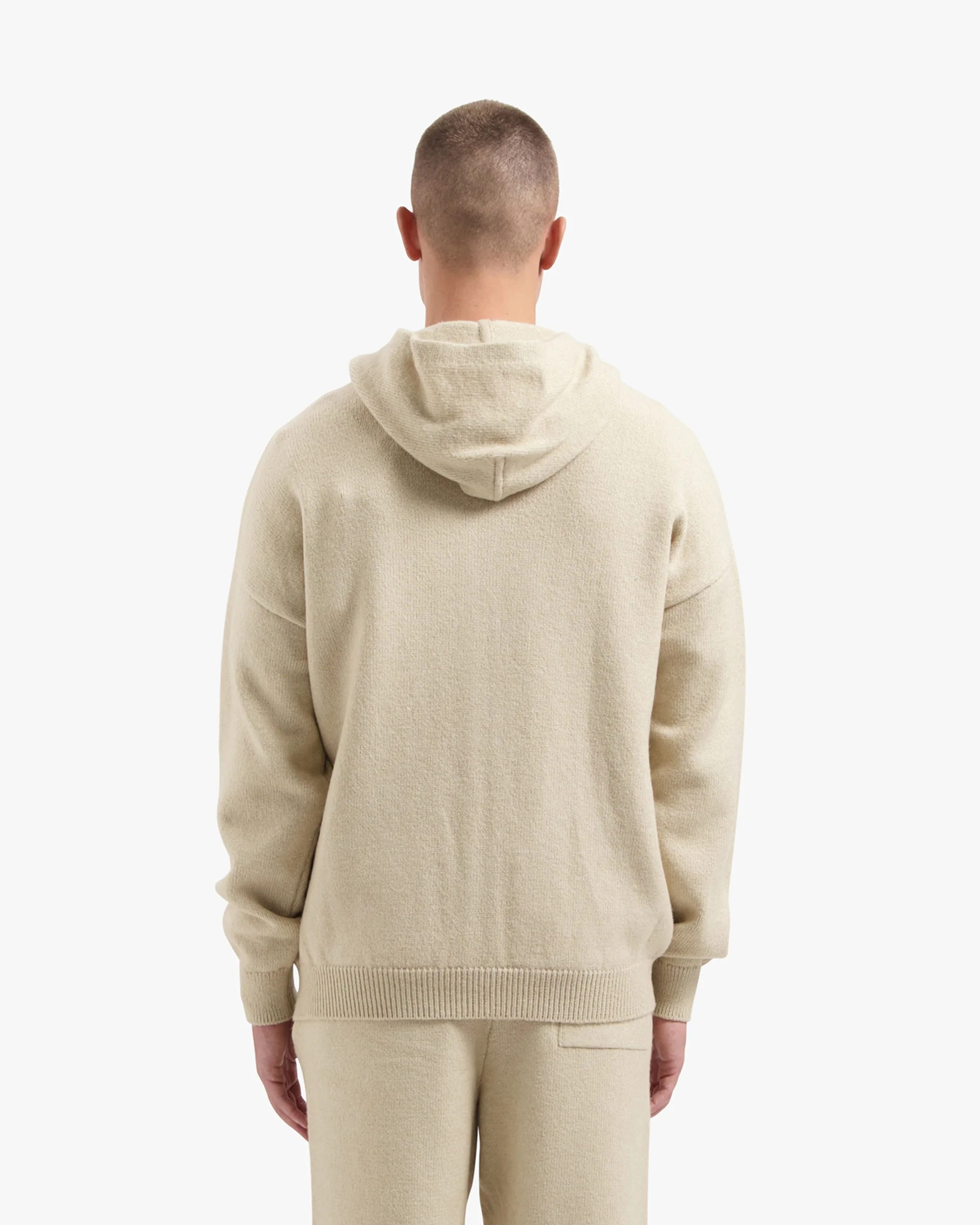 Croyez Fluffy Essence Knit Zip Set | Sand - Image 6