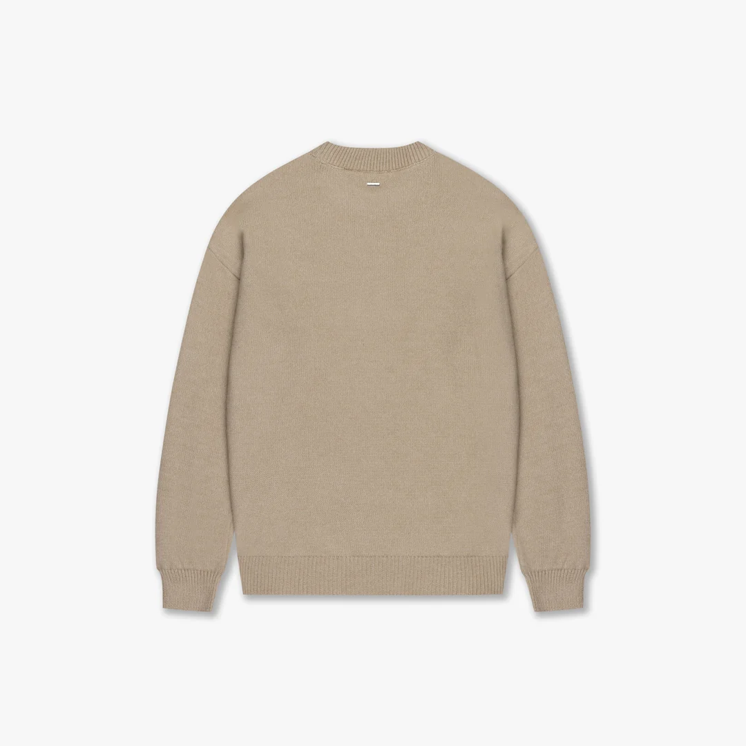 CROYEZ FLUFFY ESSENCE KNIT SWEATER | SAND - Image 2