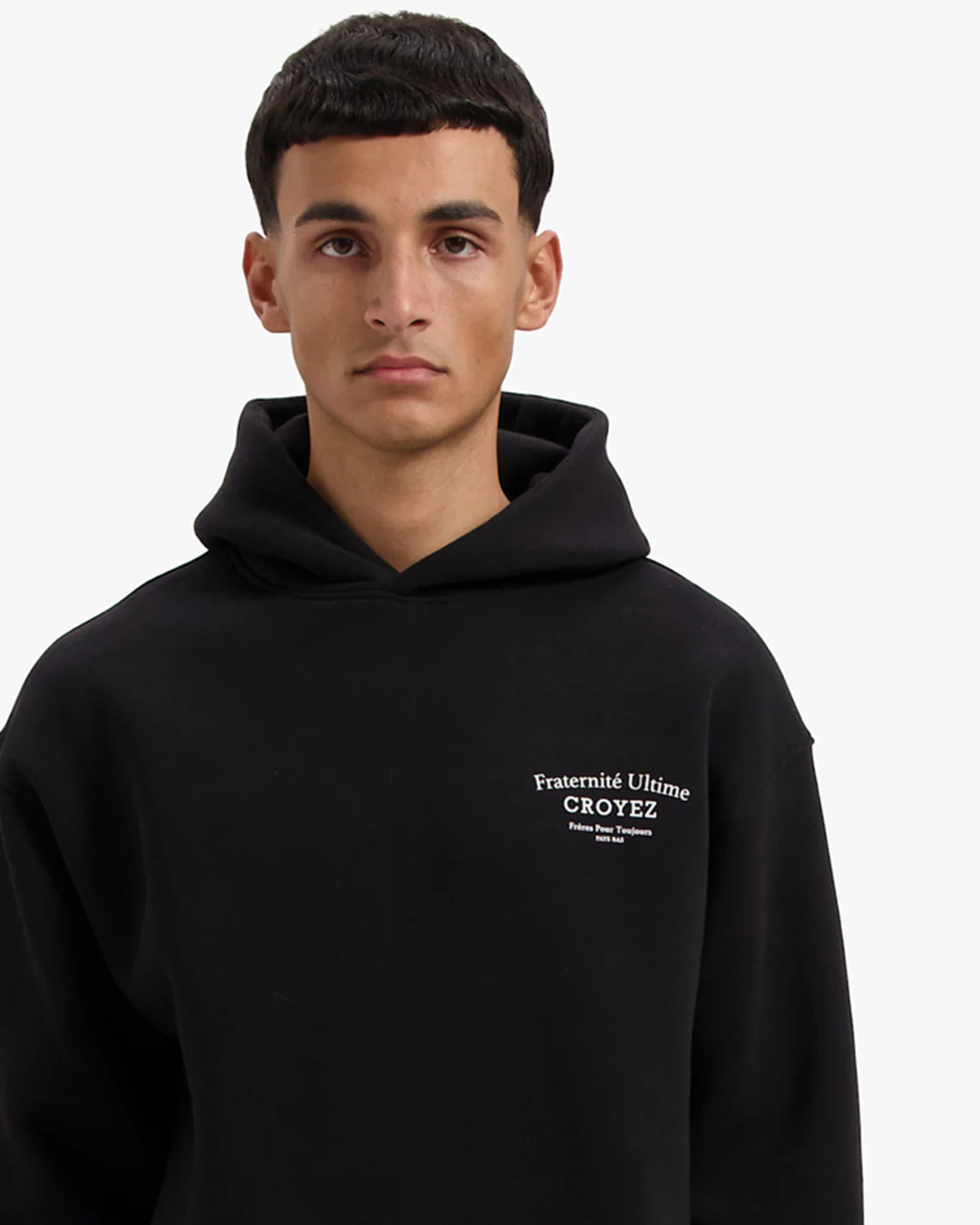 CROYEZ FRATERNITÉ HOODIE | BLACK - Image 5