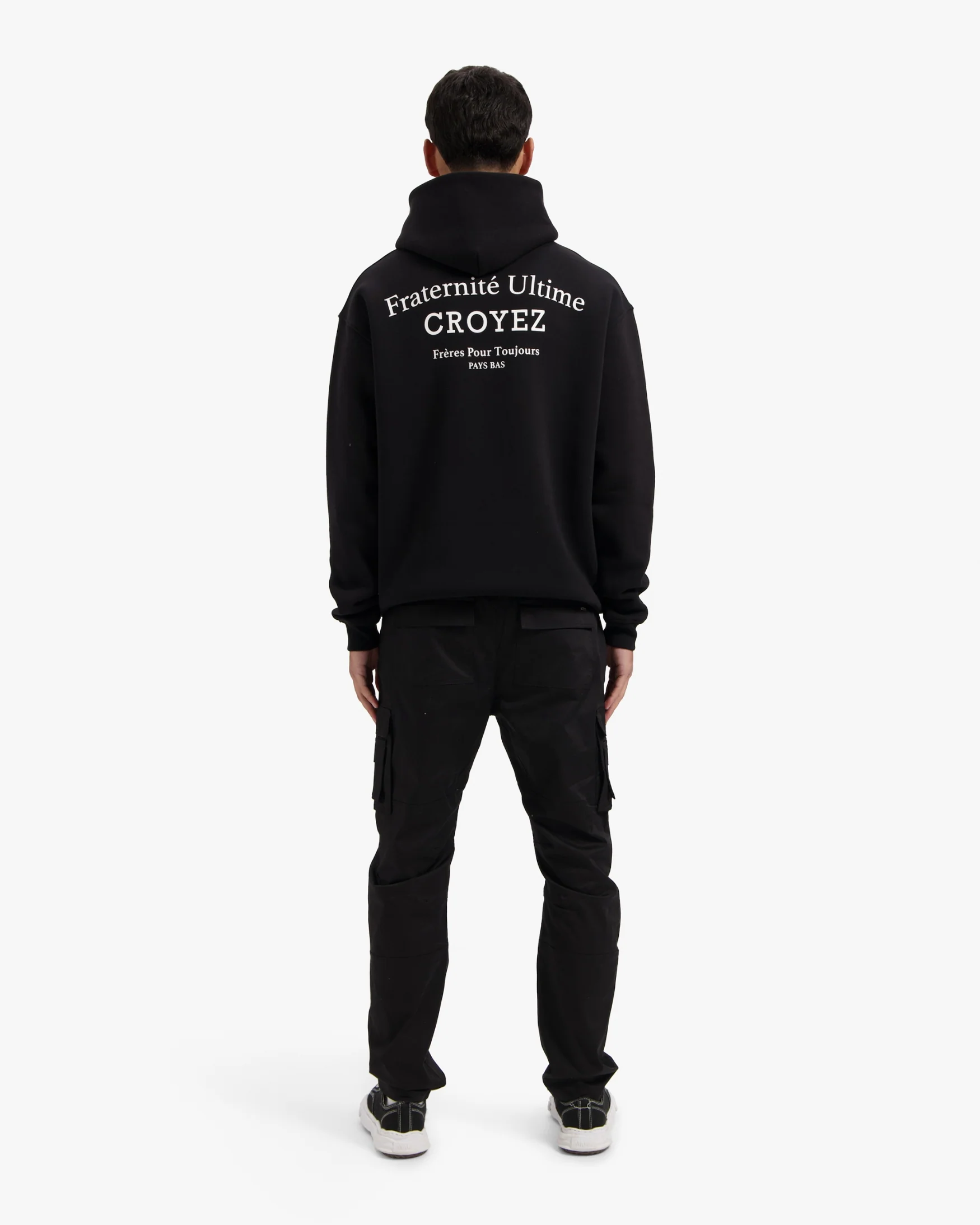 CROYEZ FRATERNITÉ HOODIE | BLACK - Image 8