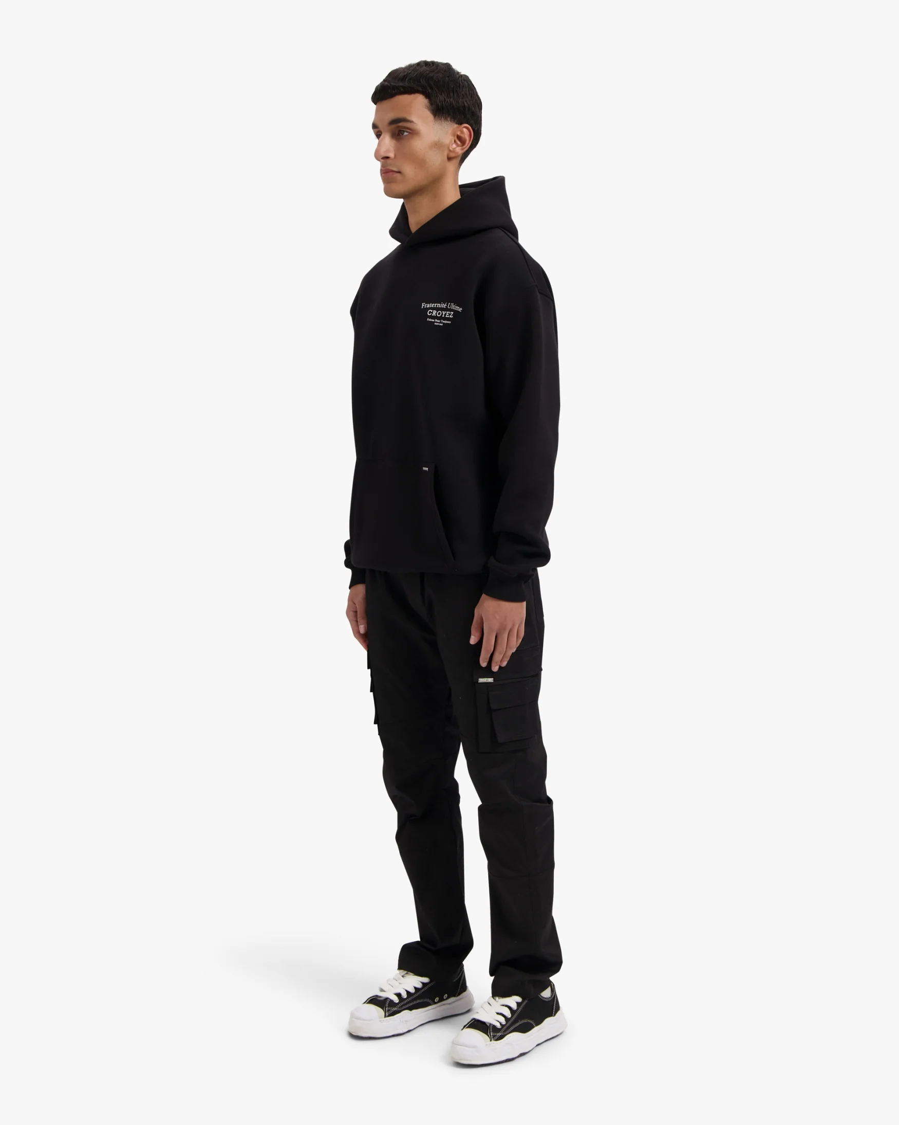 CROYEZ FRATERNITÉ HOODIE | BLACK - Image 9