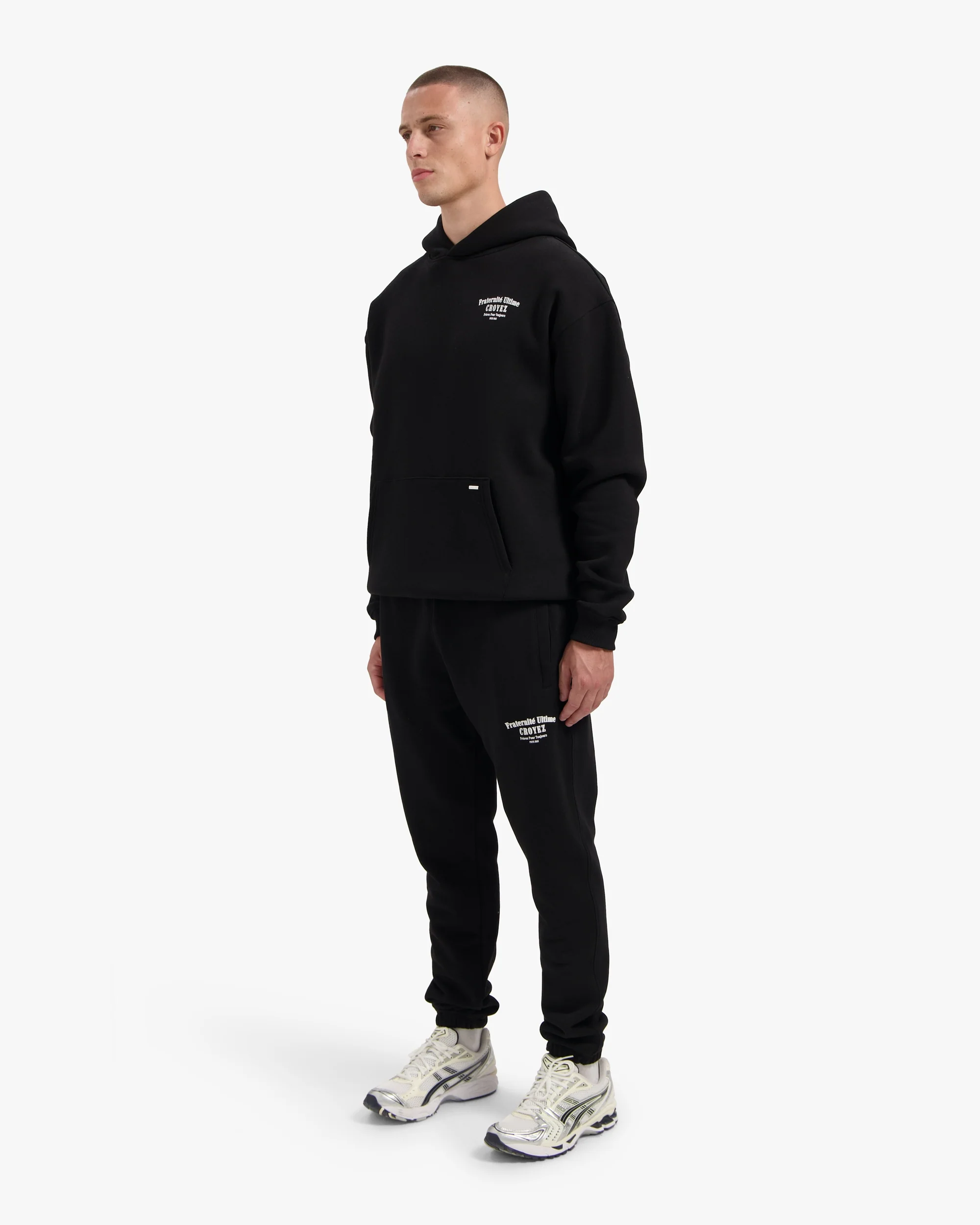 CROYEZ FRATERNITÉ HOODIE | BLACK - Image 7