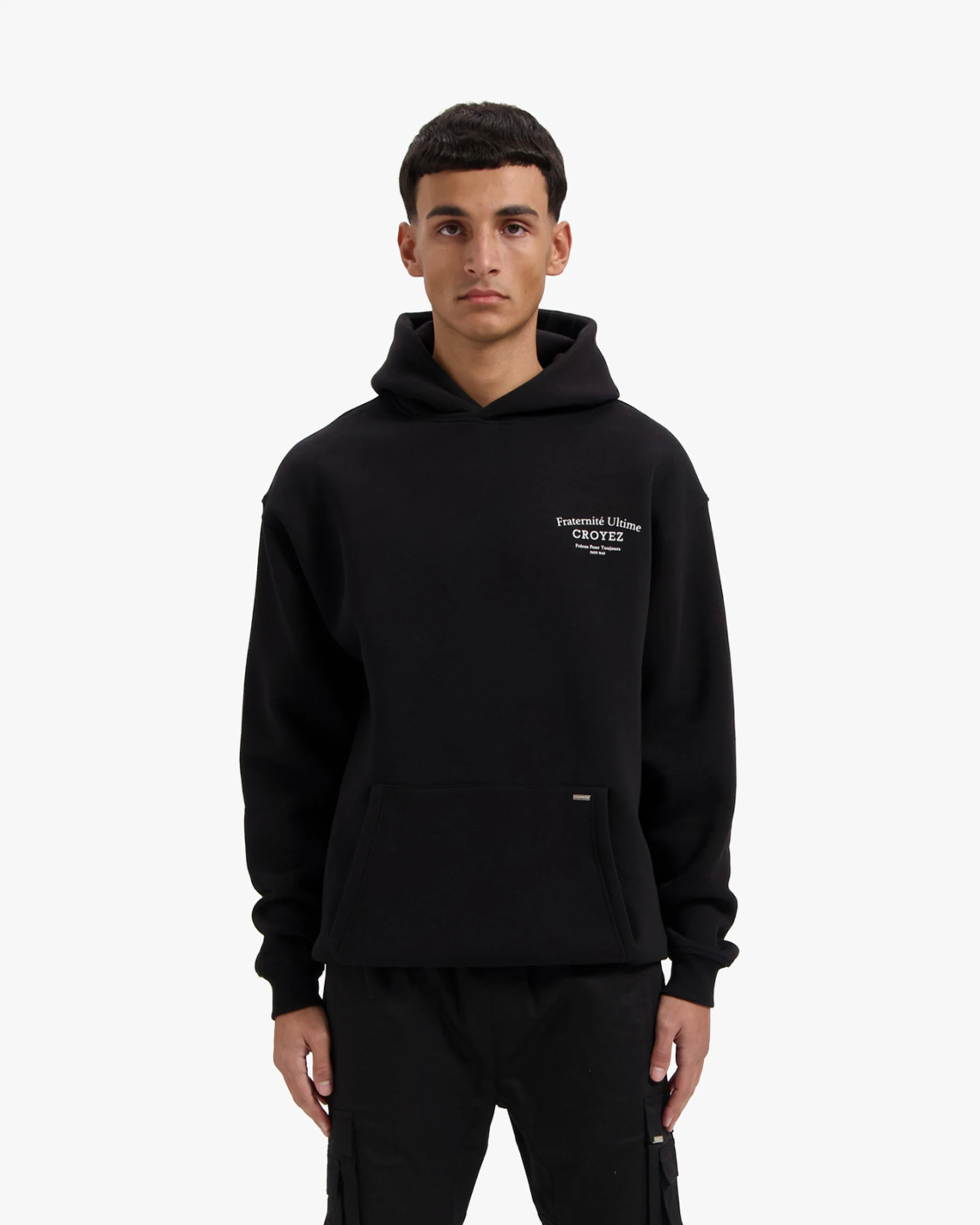 Croyez Fraternité Hoodie | Black - Image 3