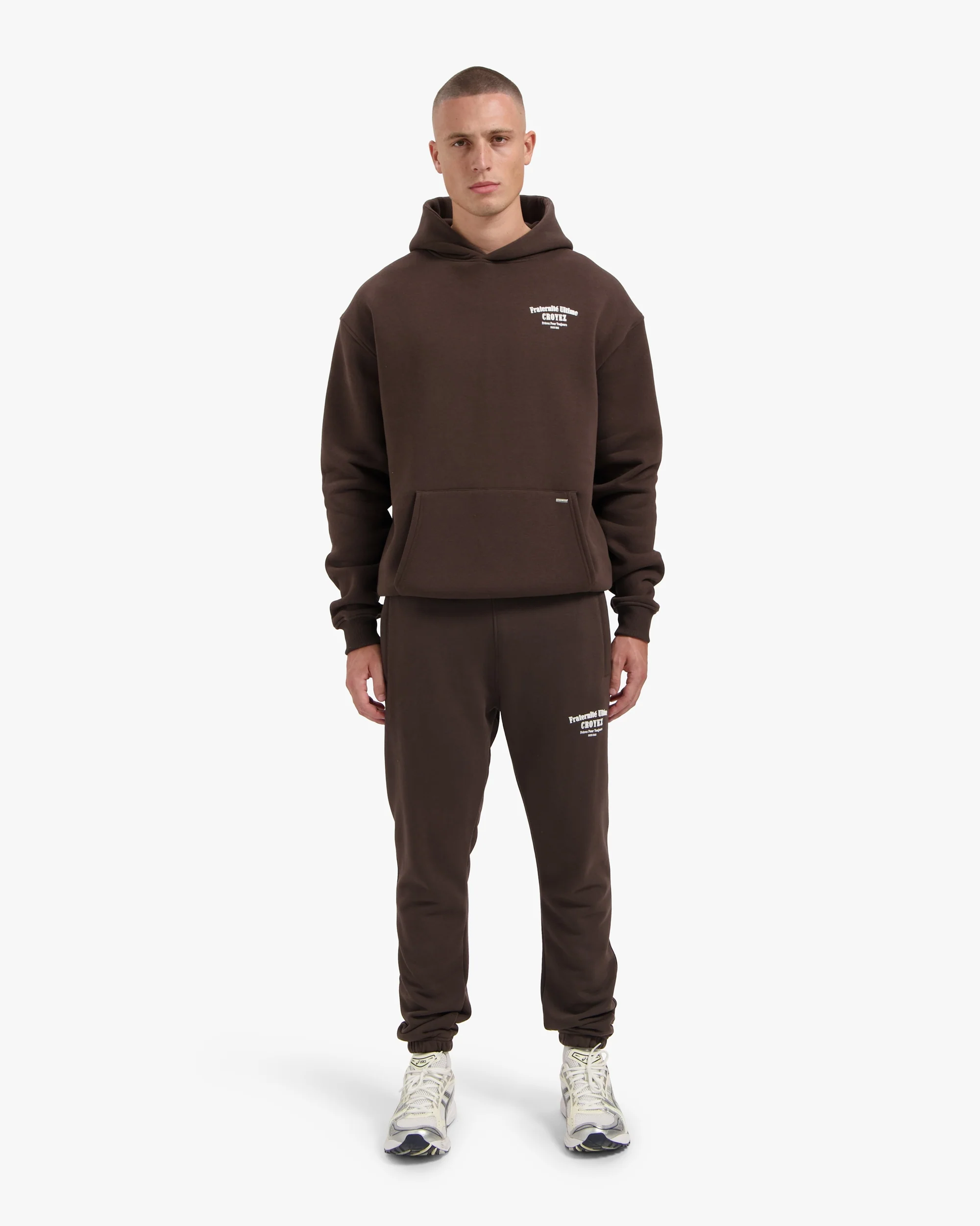 CROYEZ FRATERNITÉ HOODIE | BROWN - Image 5