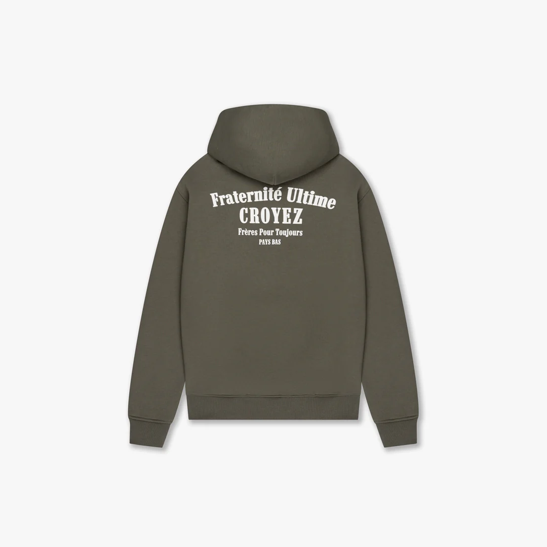 CROYEZ FRATERNITÉ HOODIE | DUSTY OLIVE - Image 2