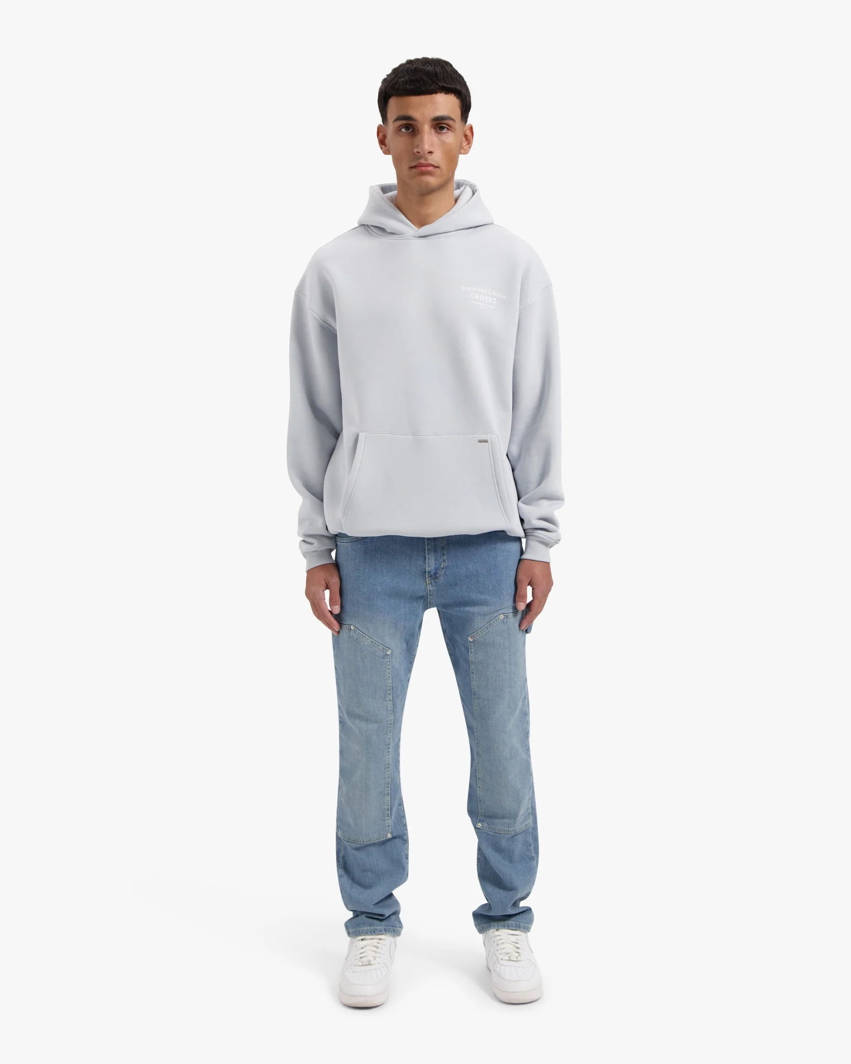 Croyez Fraternité Hoodie | Light Blue - Image 5