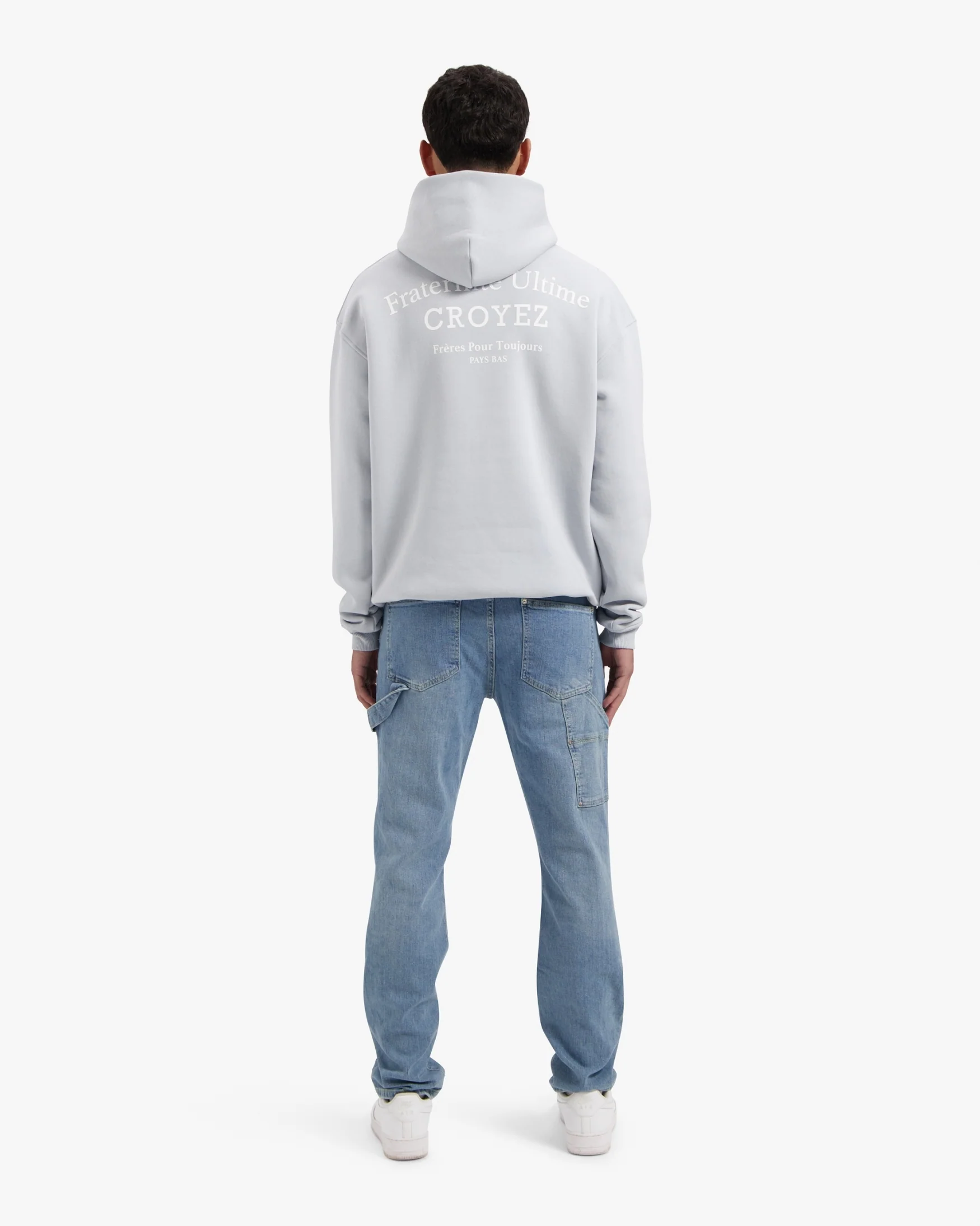 Croyez Fraternité Hoodie | Light Blue - Image 6