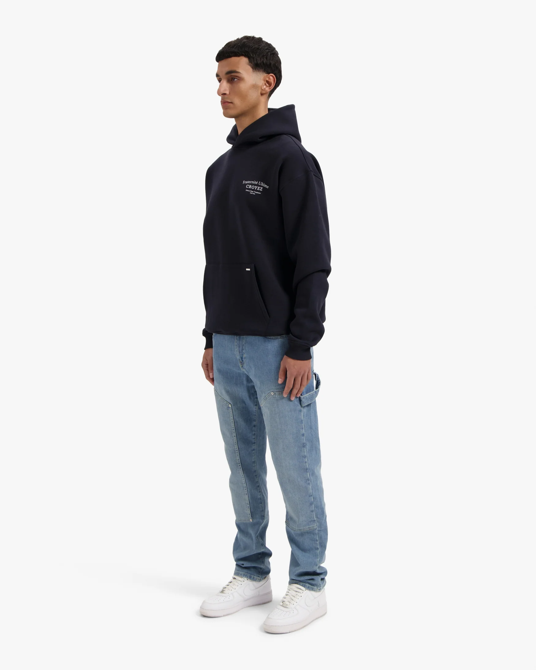 CROYEZ FRATERNITÉ HOODIE | NAVY - Image 9