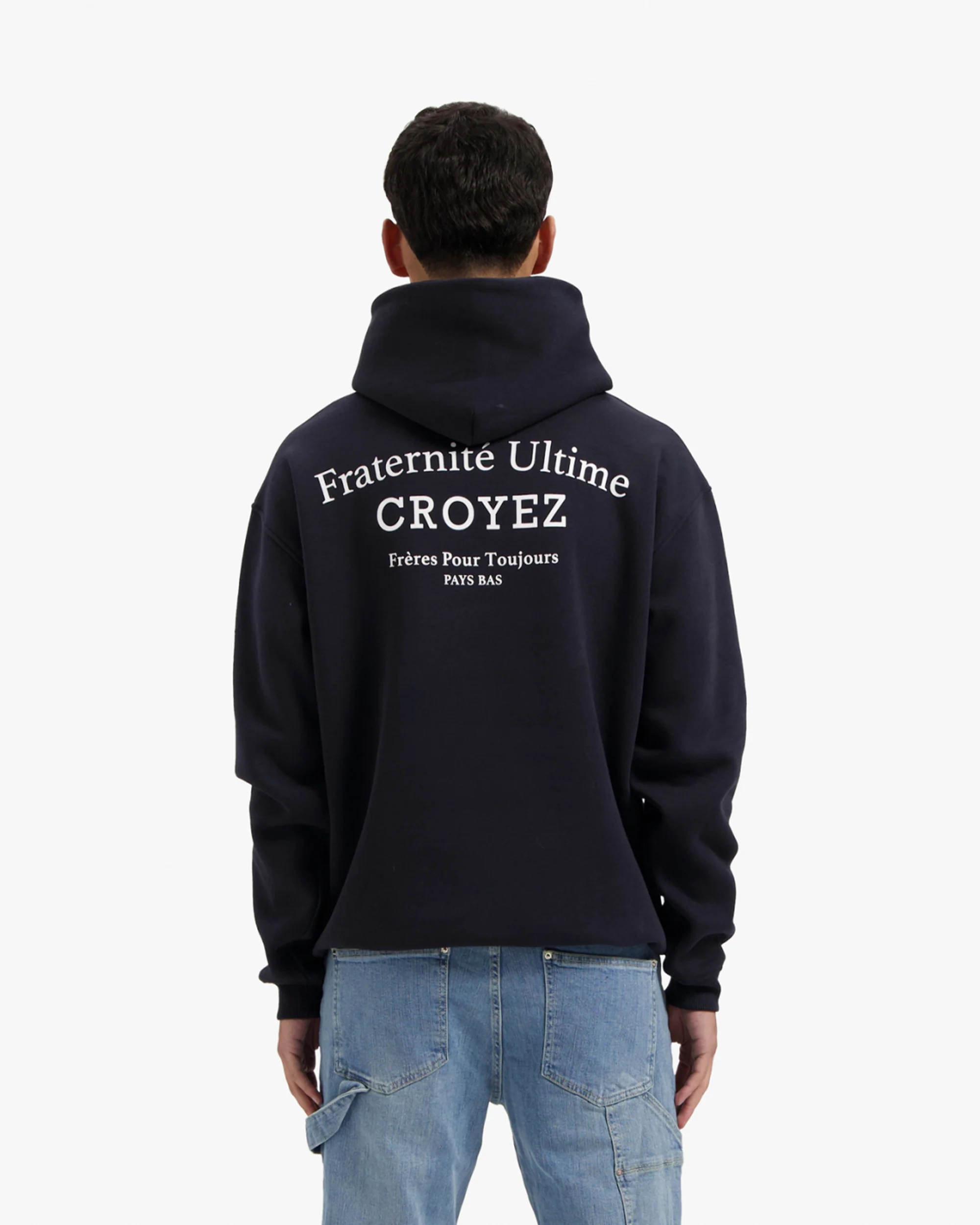 Croyez Fraternité Hoodie | Navy - Image 4