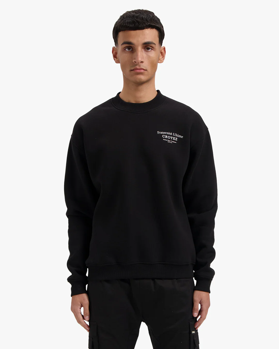 CROYEZ FRATERNITÉ SWEATER | BLACK - Image 3