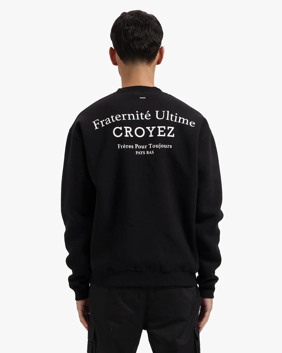 CROYEZ FRATERNITÉ SWEATER | BLACK - Image 4