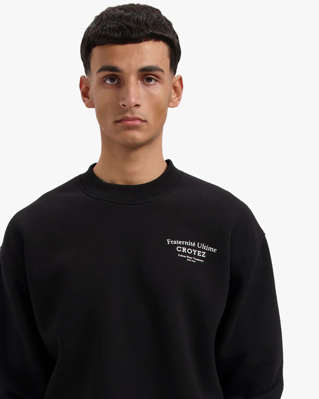 CROYEZ FRATERNITÉ SWEATER | BLACK - Image 5