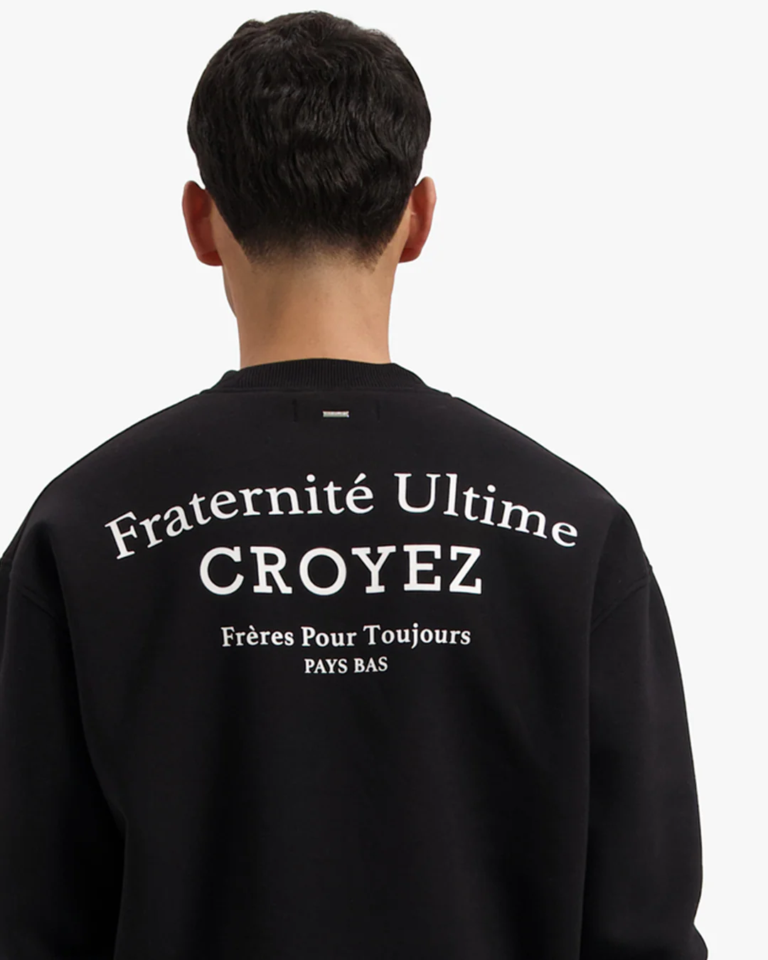 CROYEZ FRATERNITÉ SWEATER | BLACK - Image 6