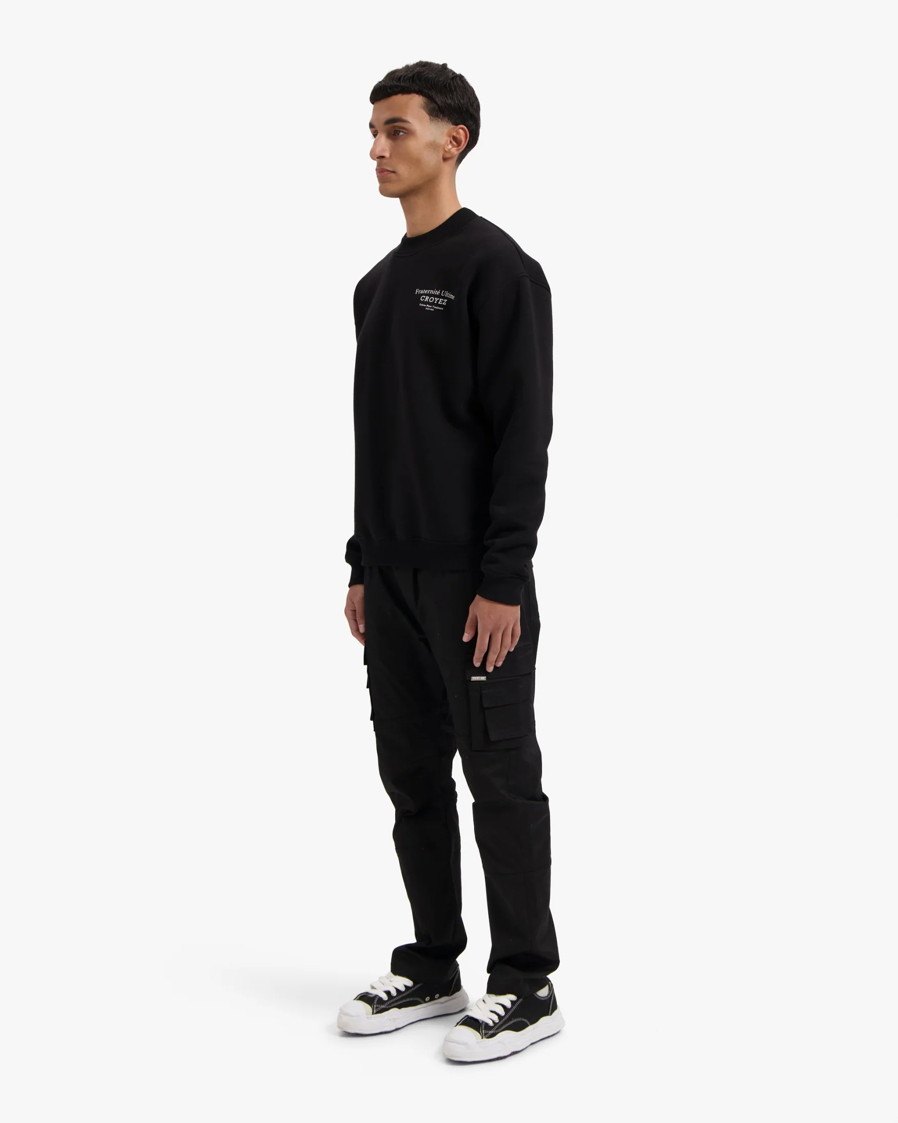CROYEZ FRATERNITÉ SWEATER | BLACK - Image 9