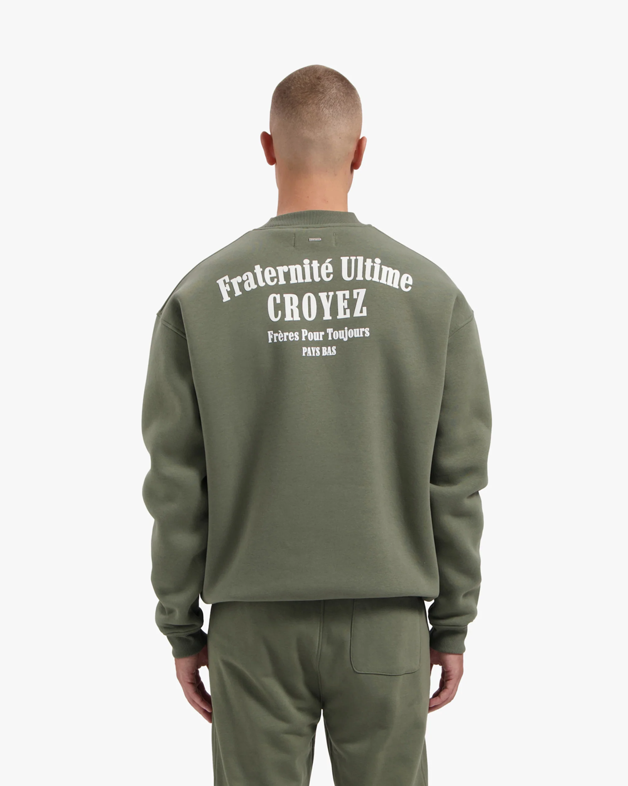 CROYEZ FRATERNITÉ SWEATER | DUSTY OLIVE - Image 4
