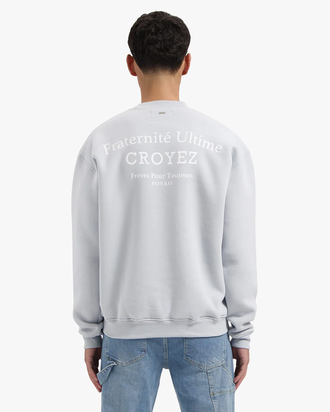 CROYEZ FRATERNITÉ SWEATER | LIGHT BLUE - Image 4