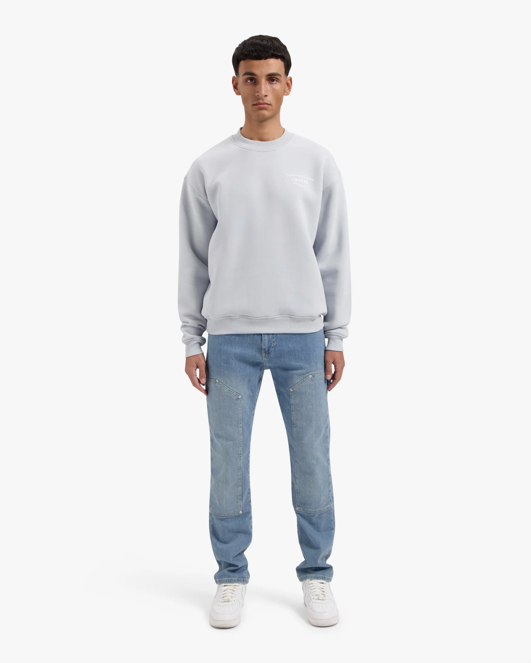 CROYEZ FRATERNITÉ SWEATER | LIGHT BLUE - Image 7
