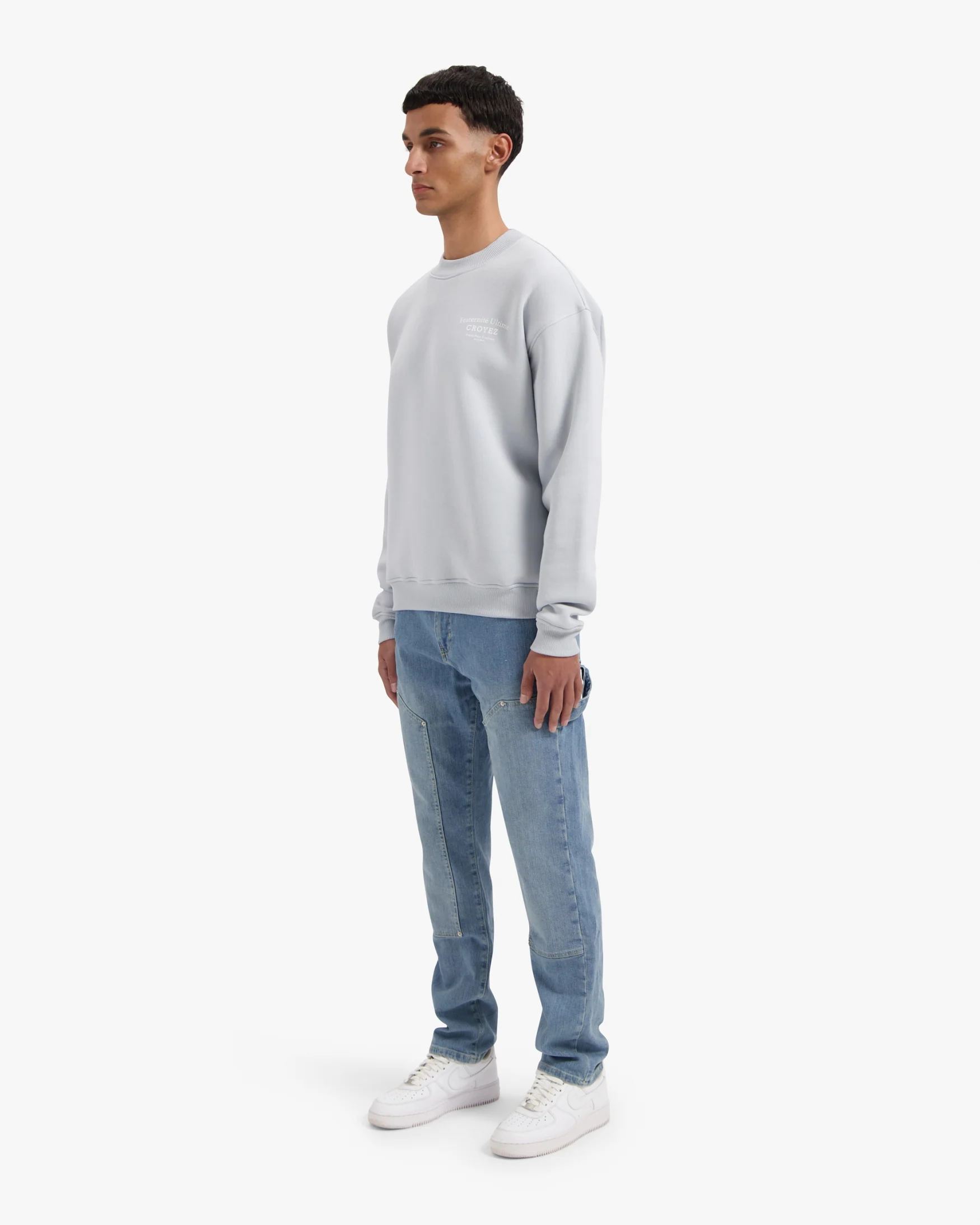 CROYEZ FRATERNITÉ SWEATER | LIGHT BLUE - Image 9