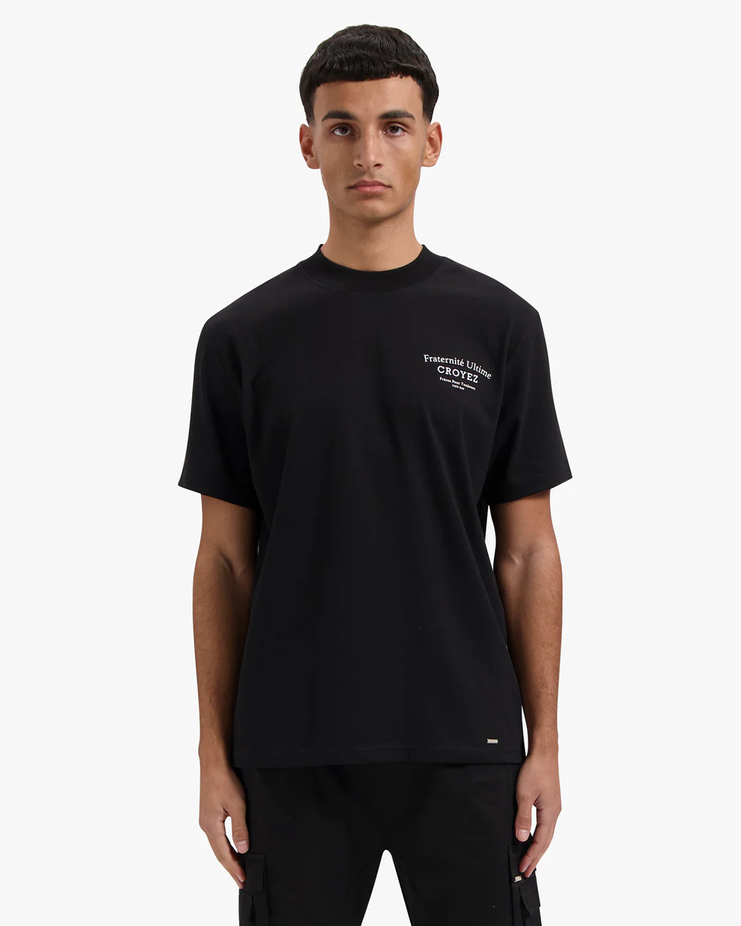 CROYEZ FRATERNITÉ T-SHIRT | BLACK - Image 3