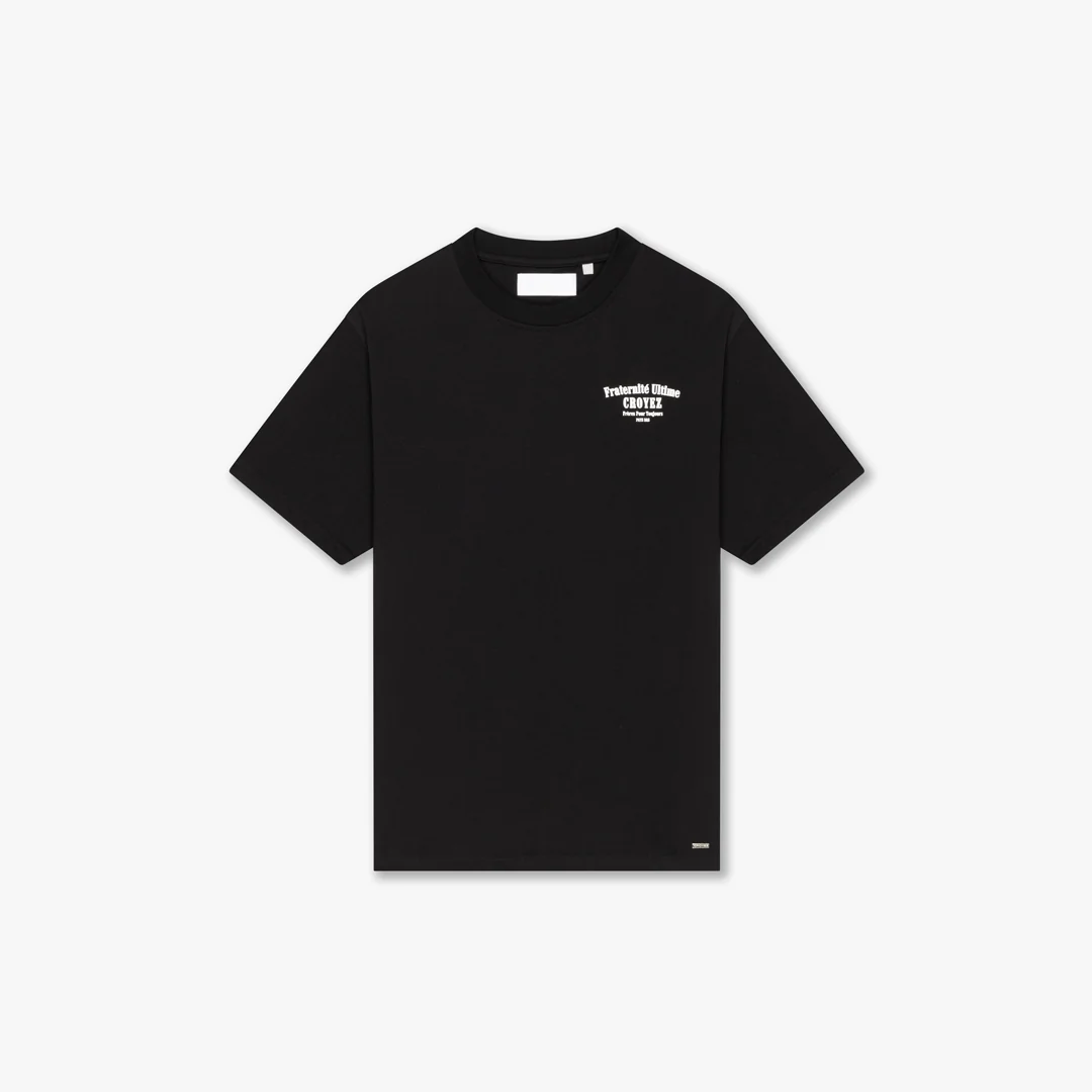 CROYEZ FRATERNITÉ T-SHIRT | BLACK