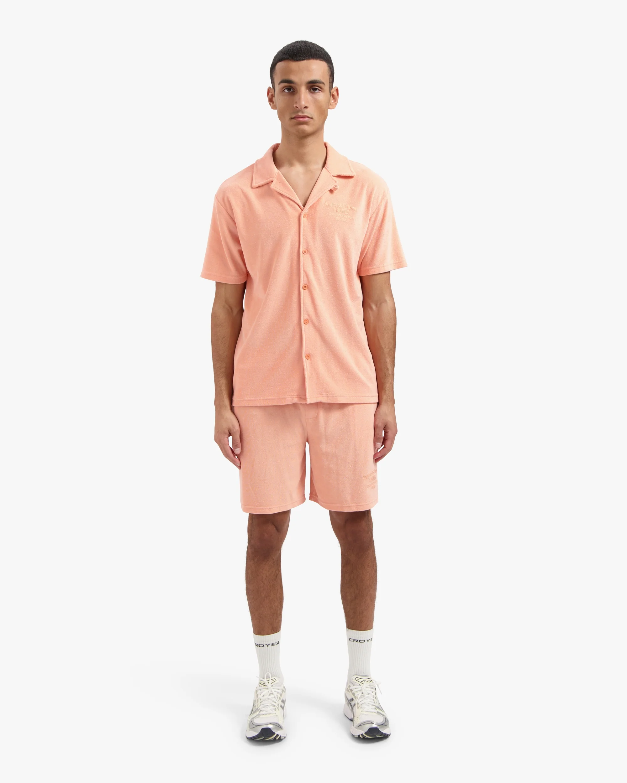 CROYEZ FRATERNITÉ TOWELLING SHIRT | PEACH - Image 5