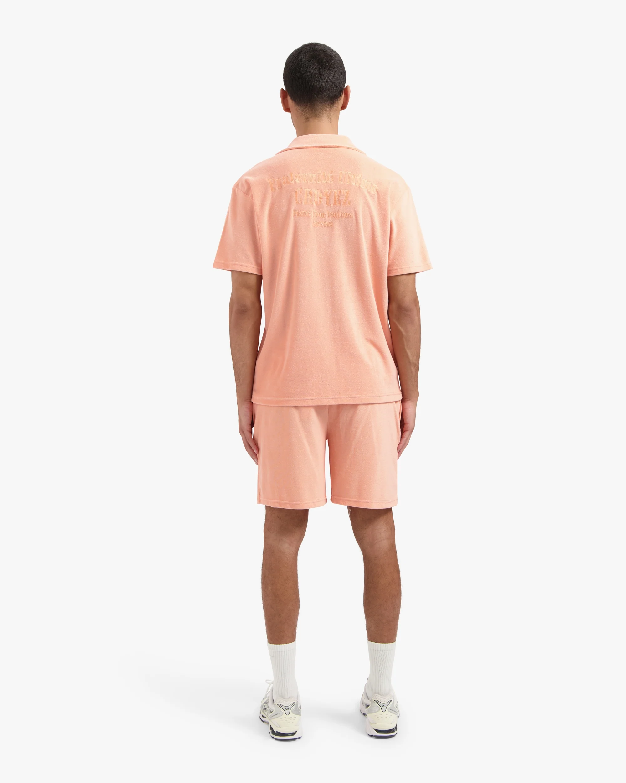 CROYEZ FRATERNITÉ TOWELLING SHIRT | PEACH - Image 6