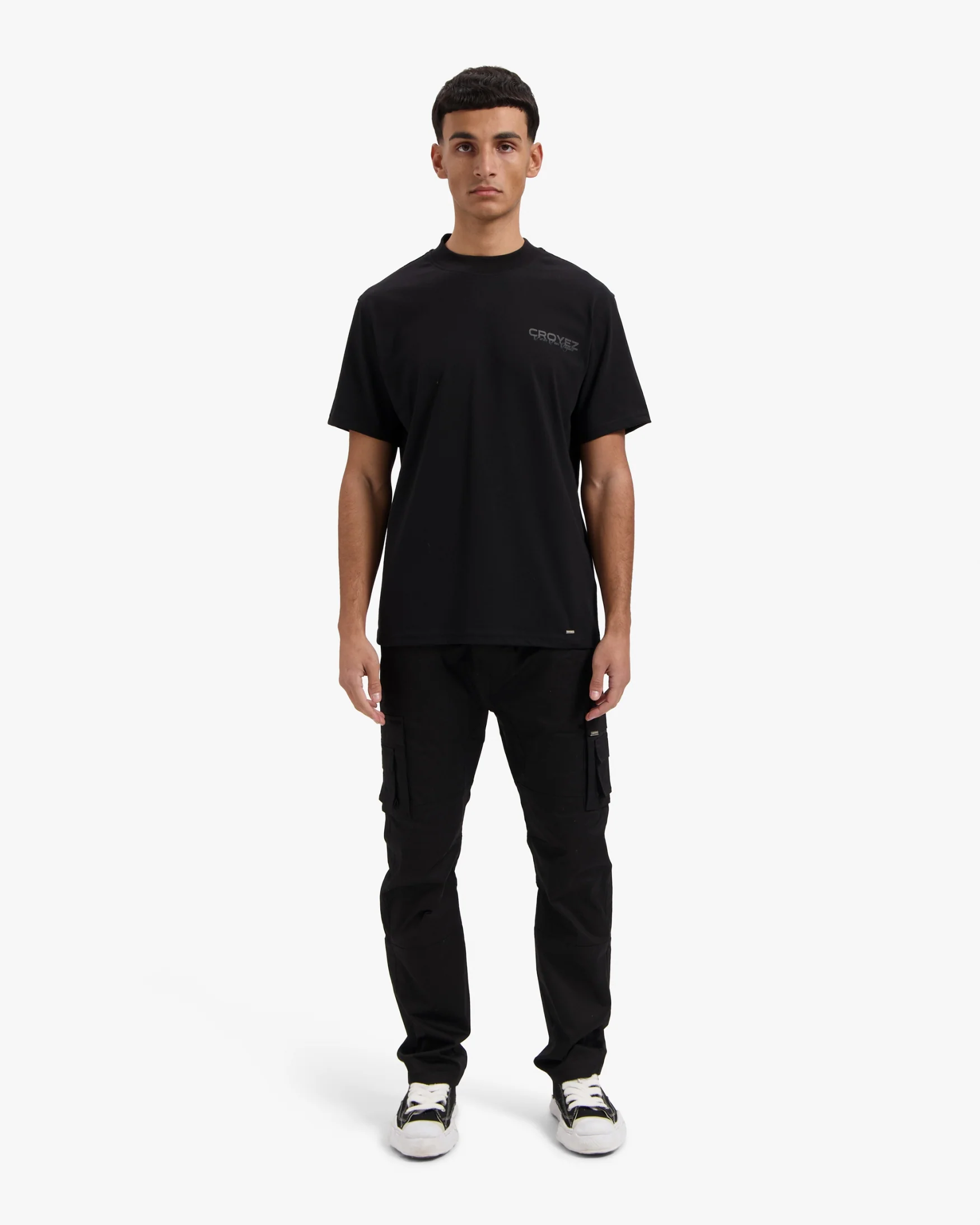 CROYEZ FRÈRES T-SHIRT | BLACK/BLACK - Image 5