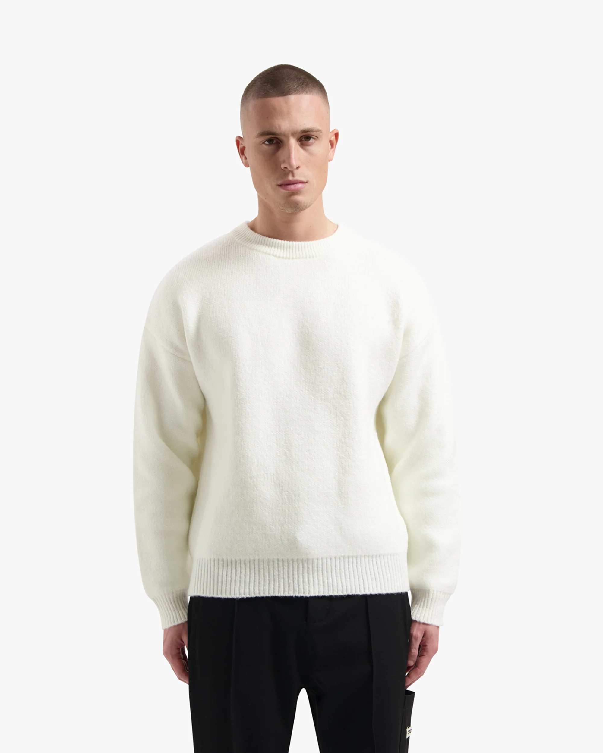 Croyez Gallery Knit Sweater | Off-White - Image 3