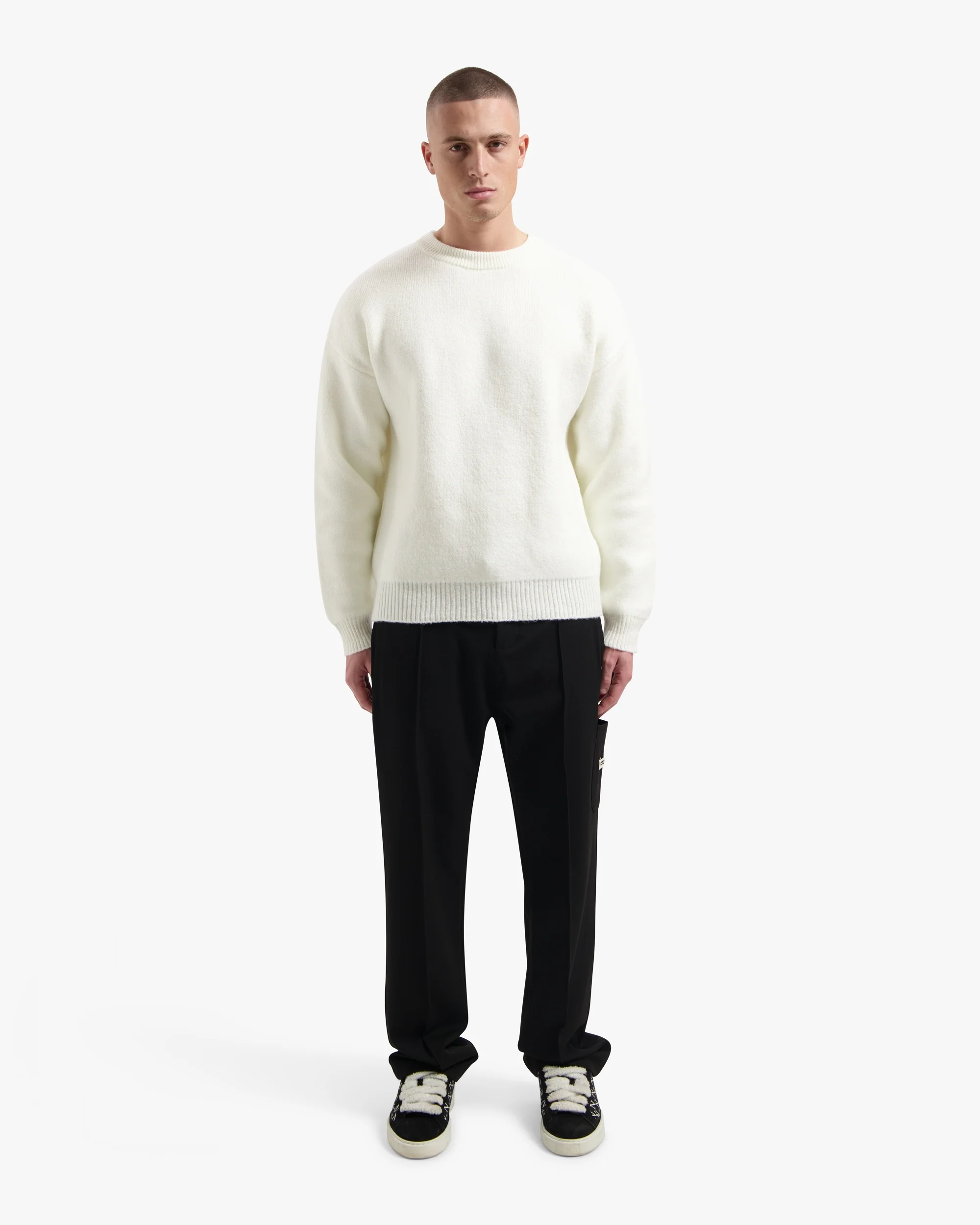 Croyez Gallery Knit Sweater | Off-White - Image 5