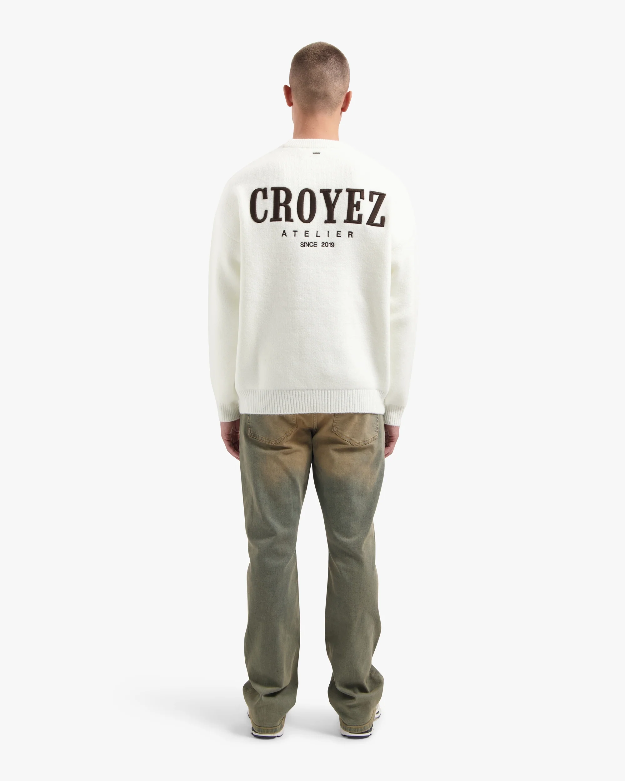 CROYEZ GALLERY KNIT SWEATER | OFF-WHITE - Image 6
