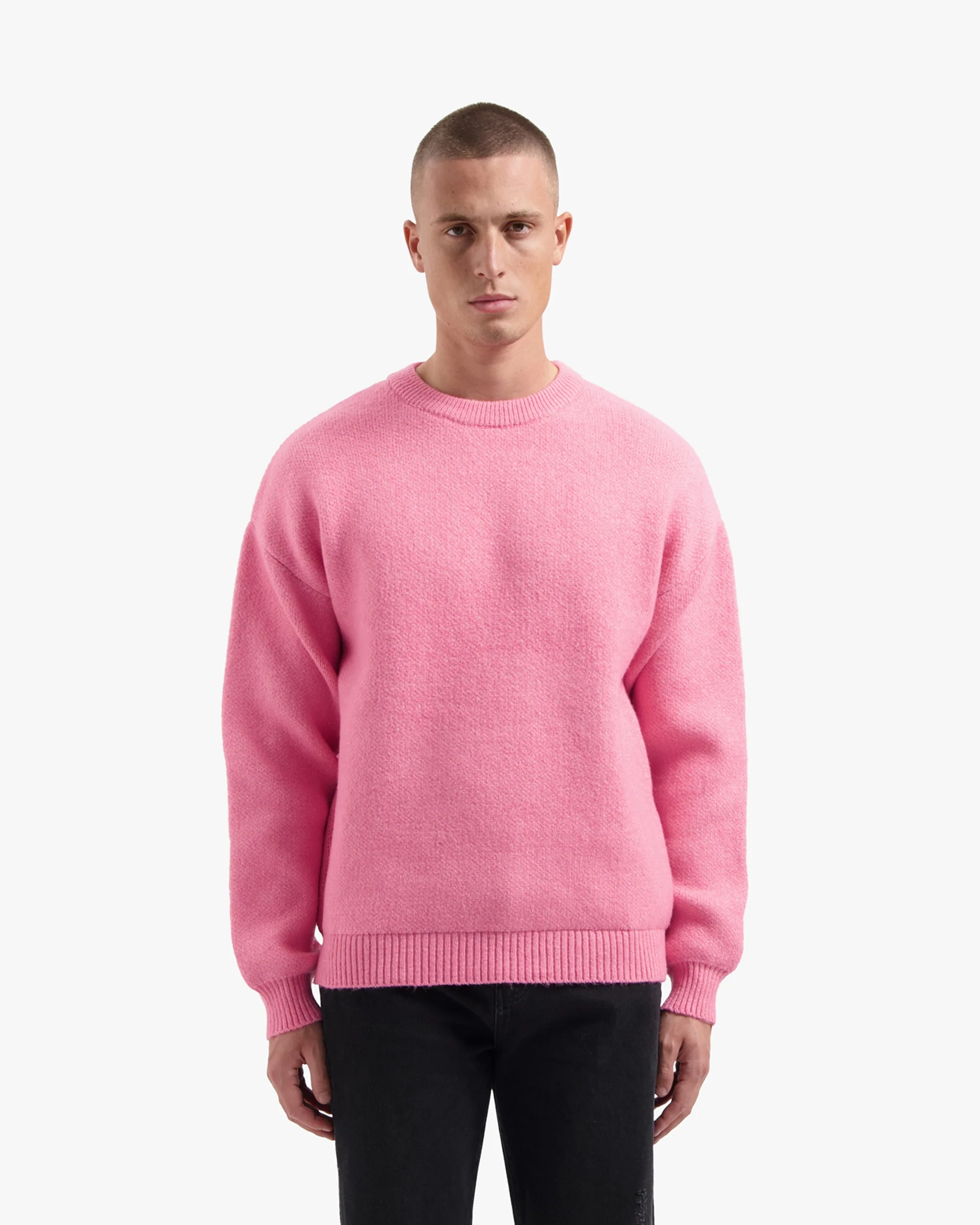 CROYEZ GALLERY KNIT SWEATER | PINK - Image 3