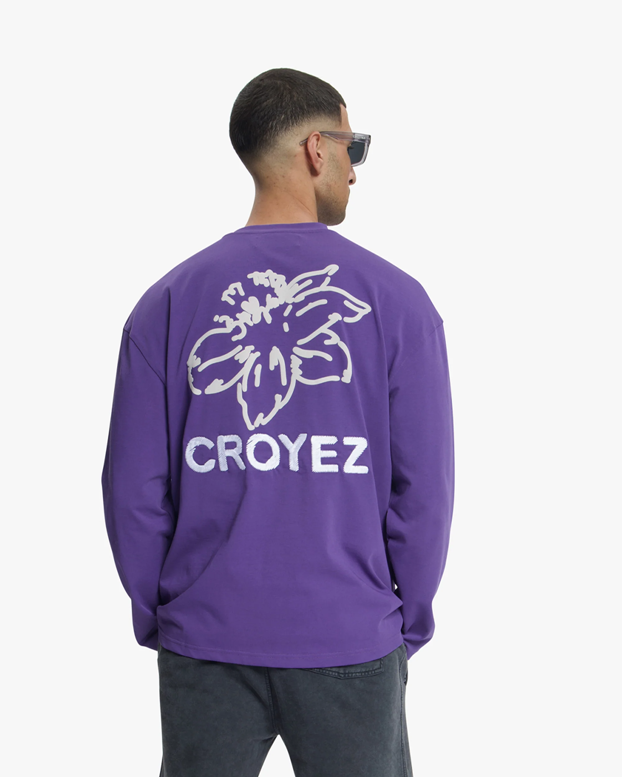 Croyez Gardener Longsleeve | Dark Purple - Image 4