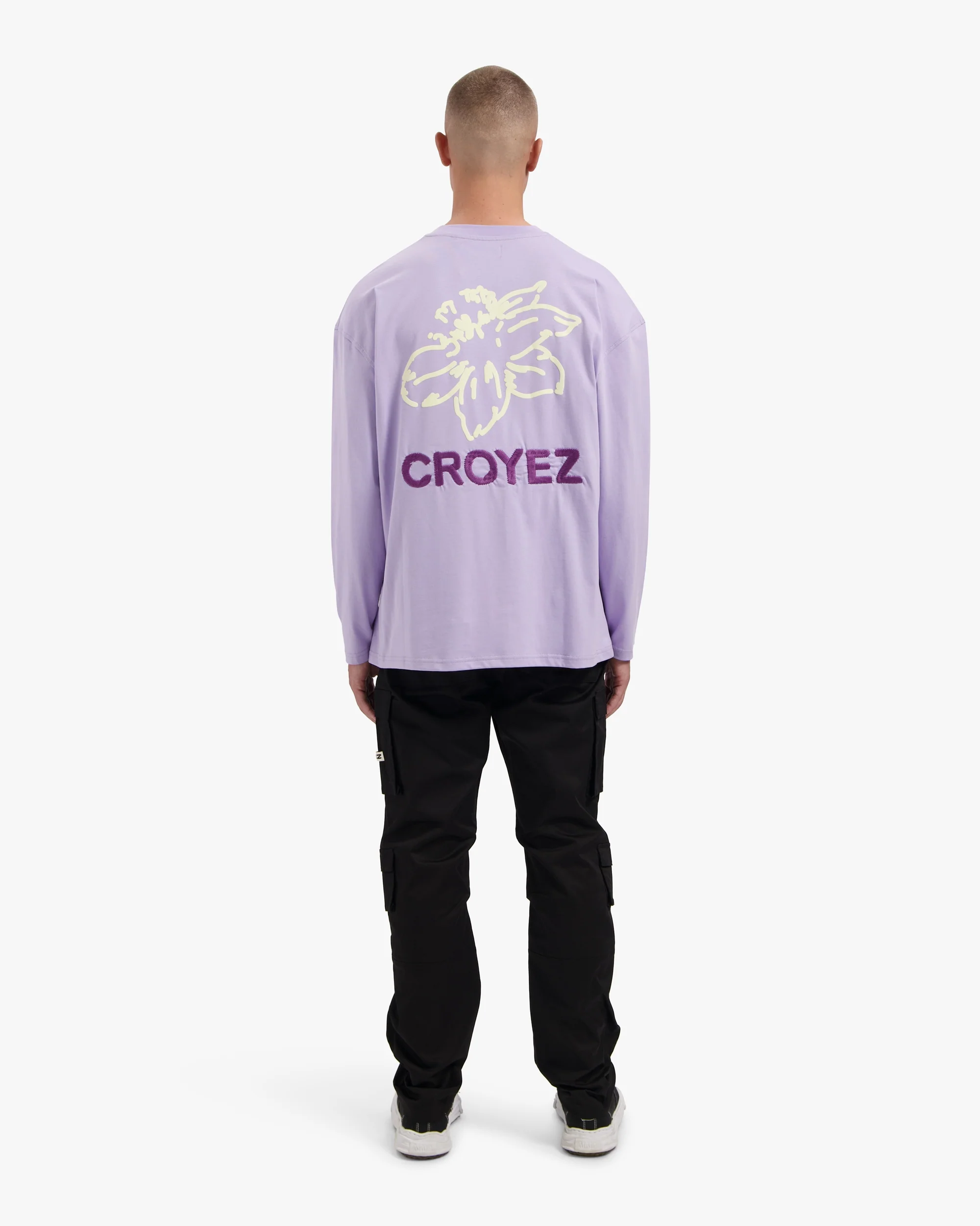 CROYEZ GARDENER LONGSLEEVE T-SHIRT | LILAC - Image 6